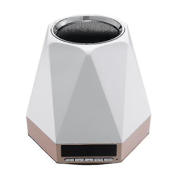 Alarm clock with bluetooth speaker