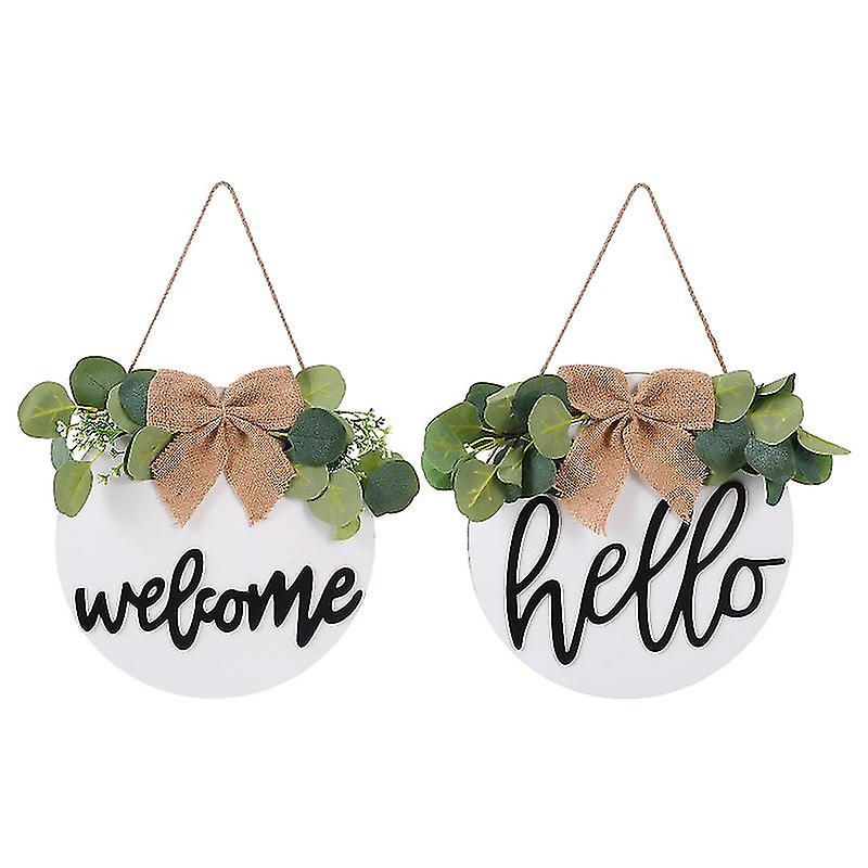 2pcs dekorative Türplatte