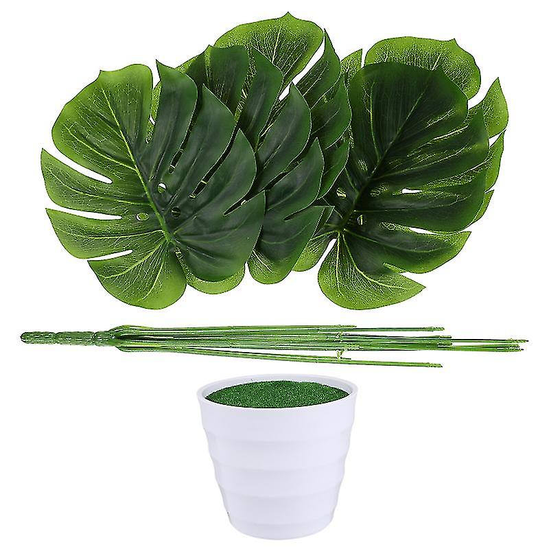 1set Artificial Tropical Leaf
