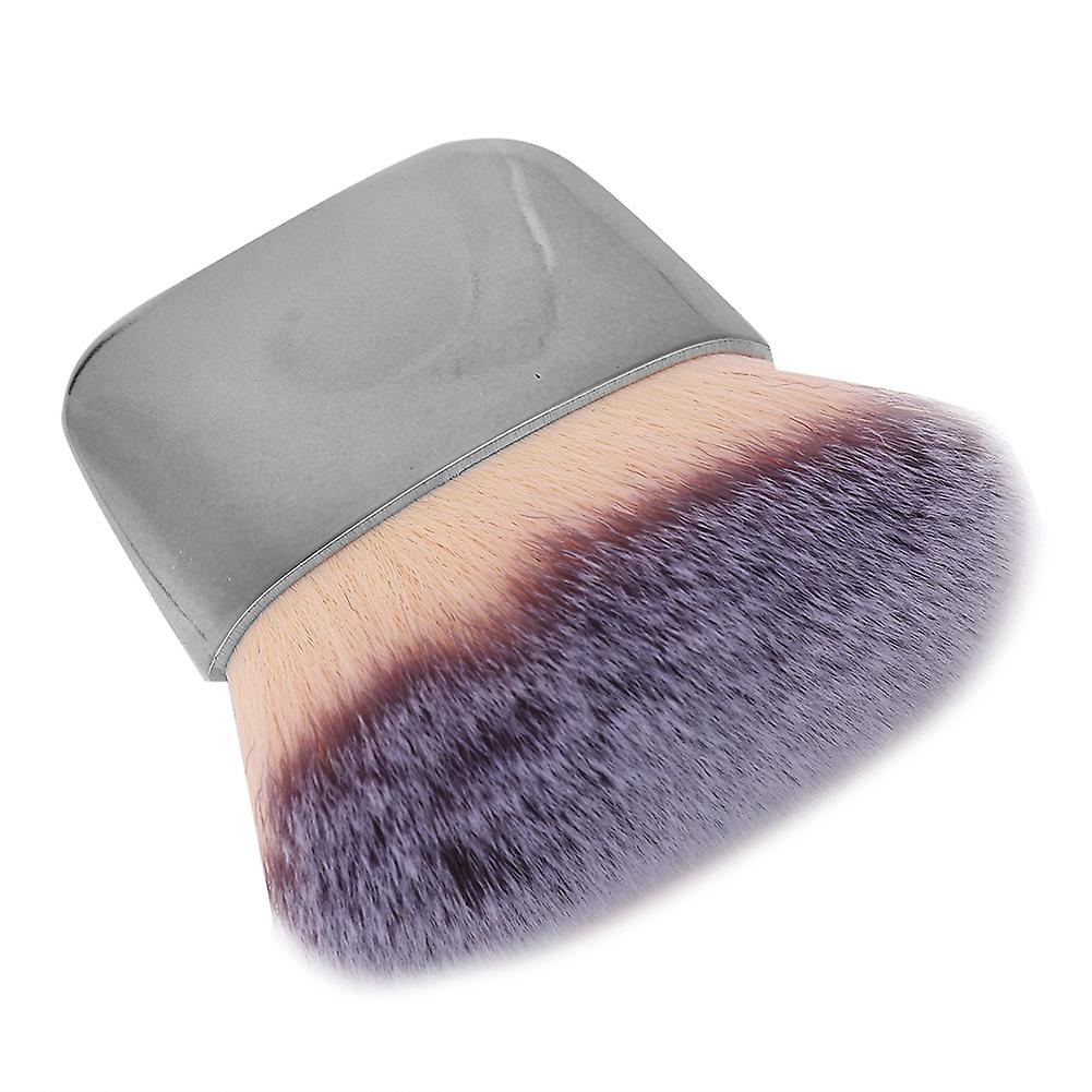 Mini Multifunctional Silver Makeup Brush Soft Fiber Powder Blush