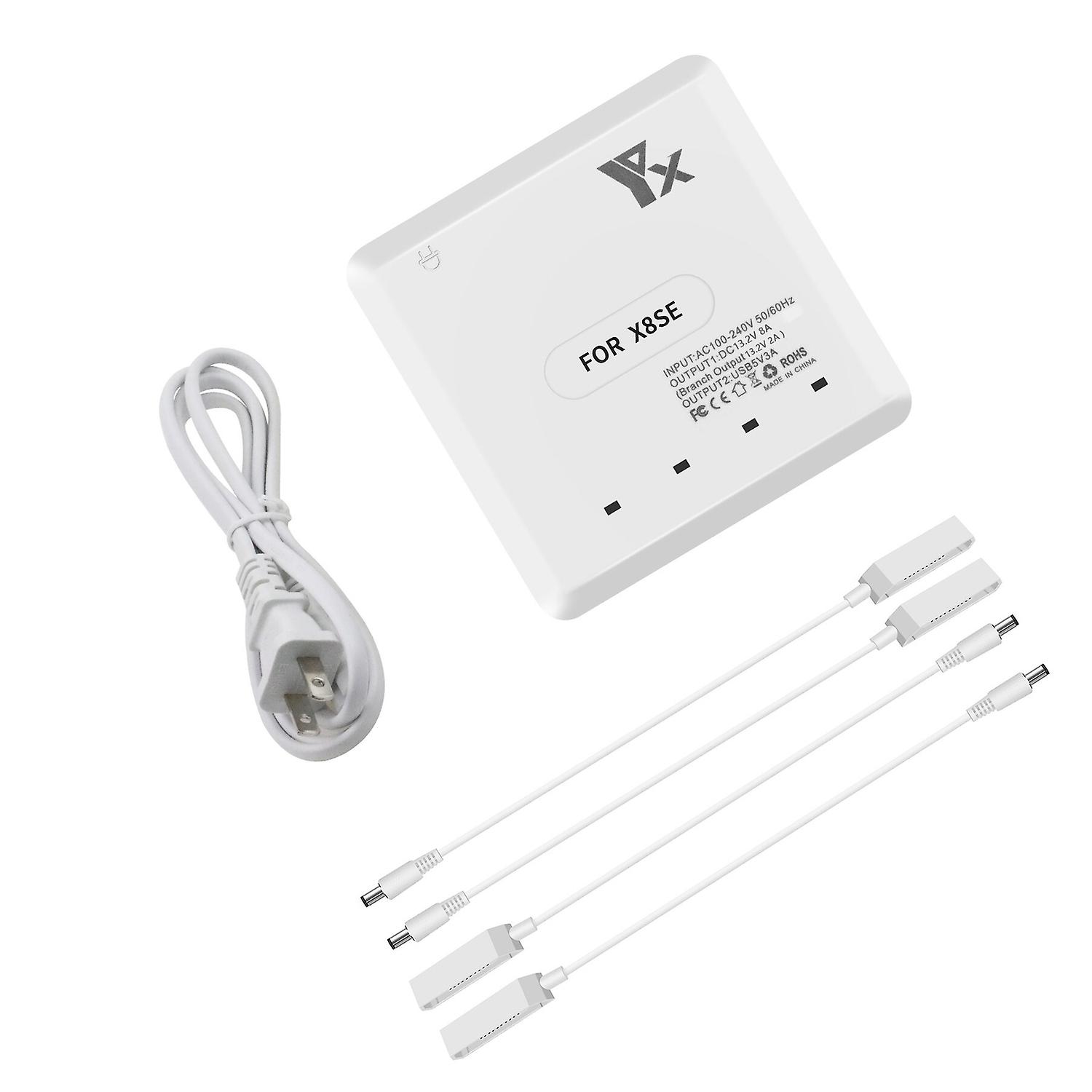 YX 6-in-1 Multi Charging Hub Intelligent Battery Remote Control Phone Multi-charge 6-way Charger for