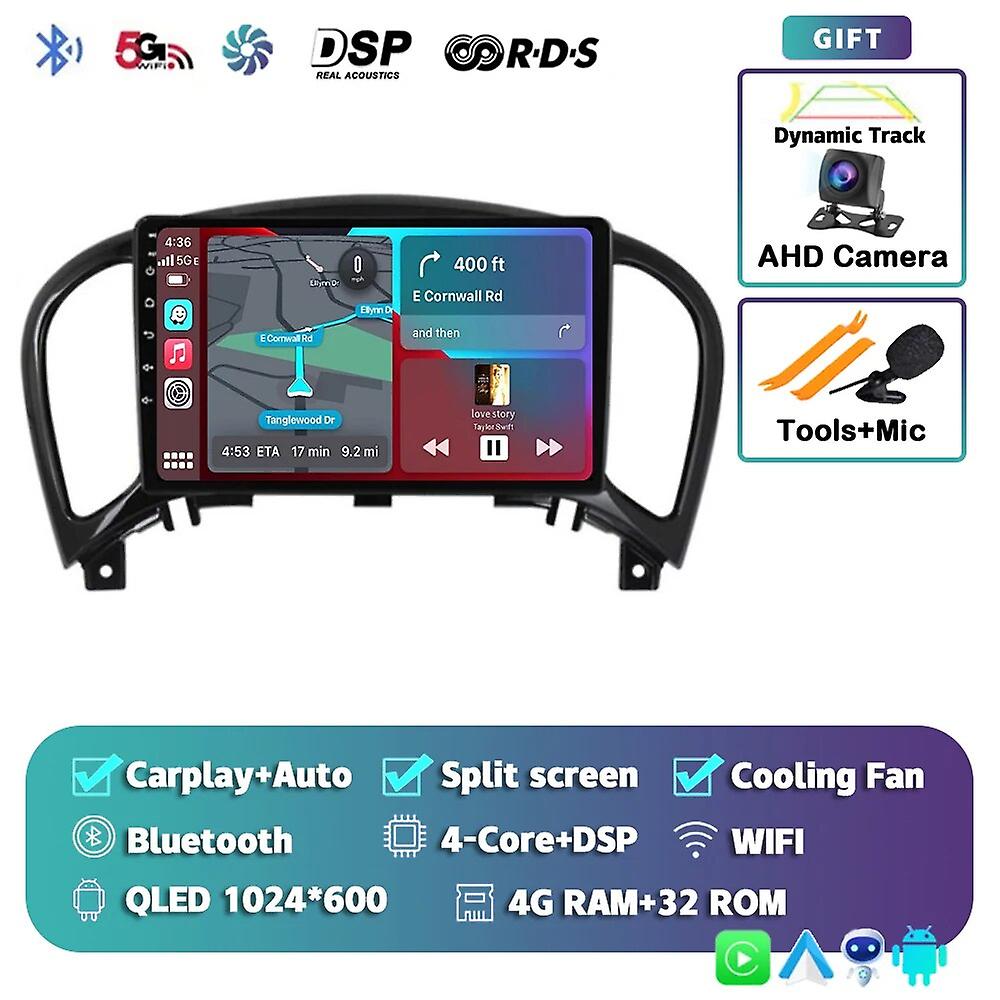 Android 13 Carplay 2din Car Radio For Nissan Juke Yf15 2010 2011 2012 2013 2014 Multimedia Player Gps Stereo Navigation Wifi Dsp