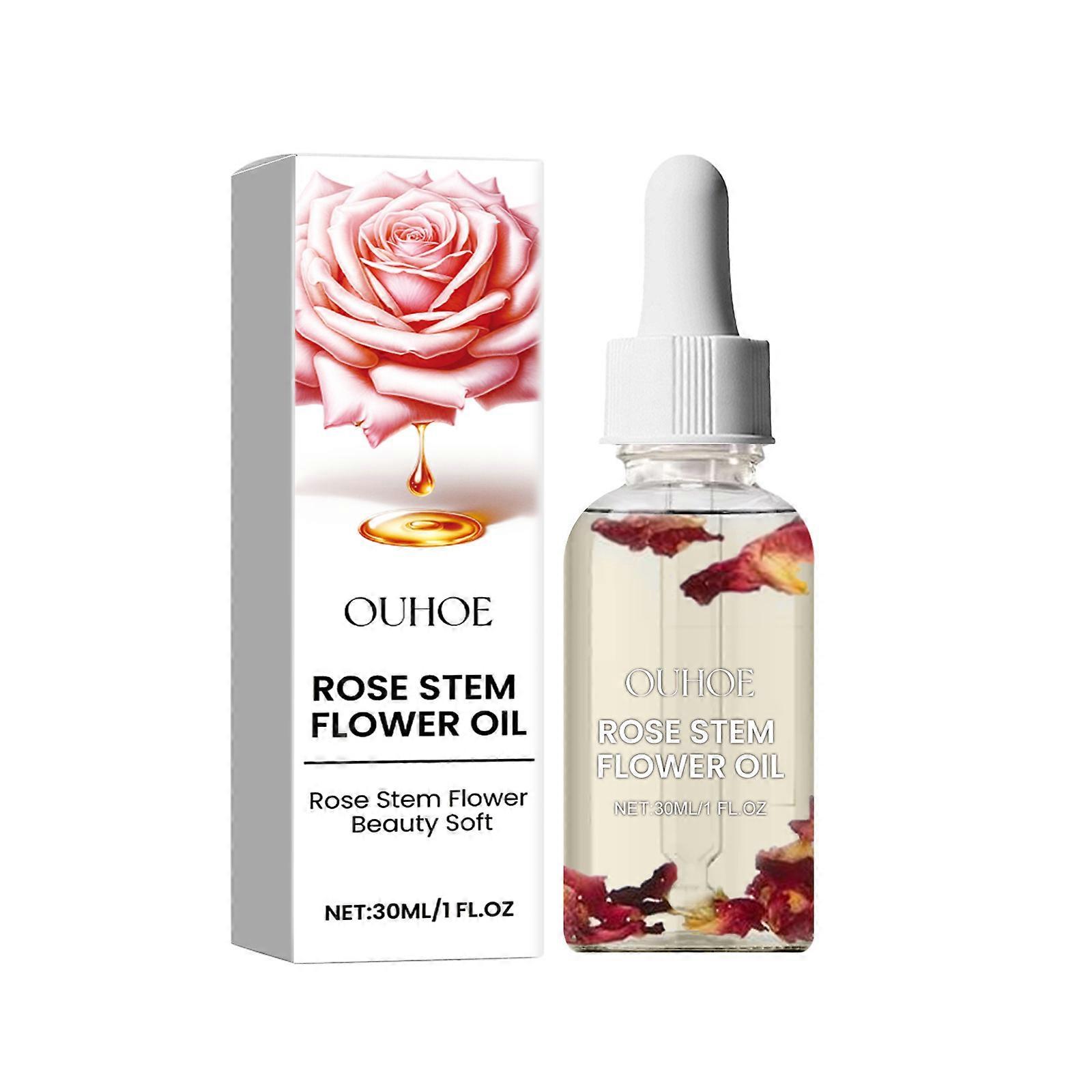 30ml Complex Body Oil, Lymphatic Drainage Massage Oil, Rose Stem Flower Oil