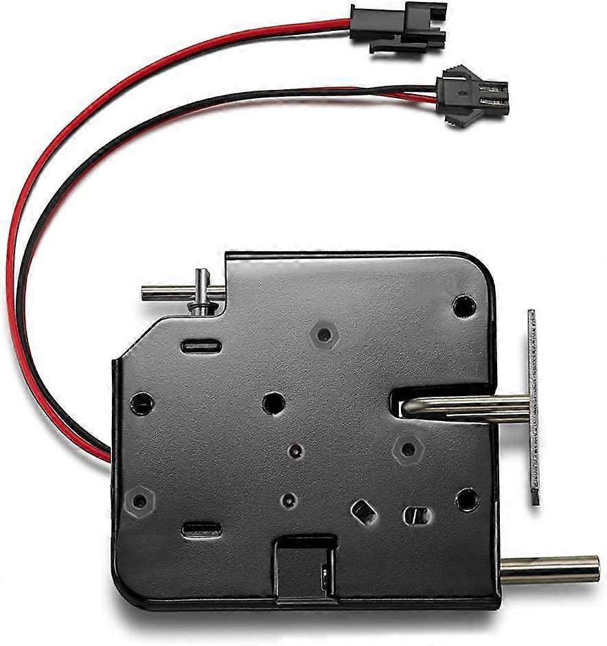 DC 12V Solenoid Assembly Electromagnetic Cabinet Drawer Lock With Emergency Release For Door Access Control System
