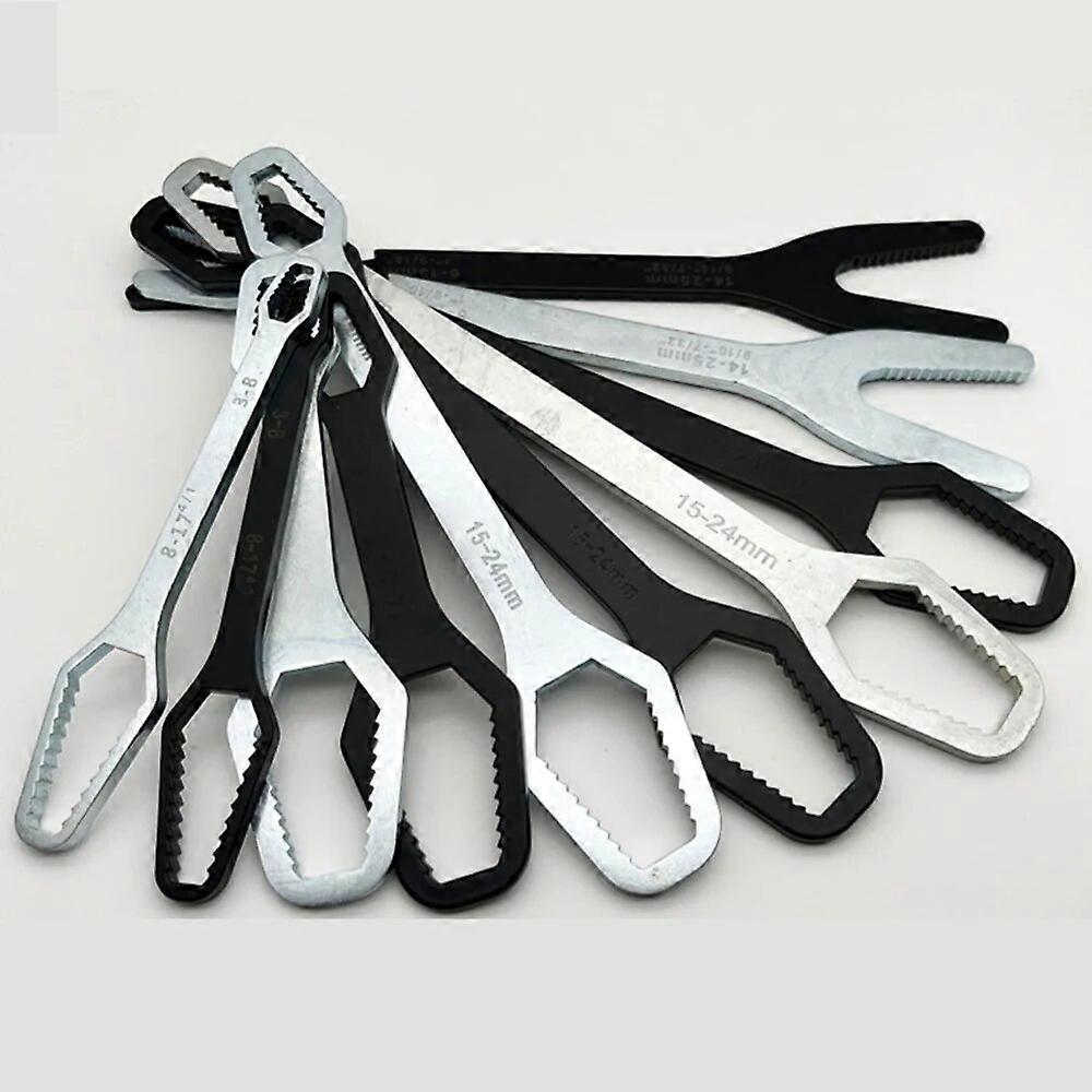 8~24mm Universal Torx Wrench Self~tightening Adjustable Glasses Wrench Board Double~head Torx Spanner Hand Tools for Factory FN9U7772