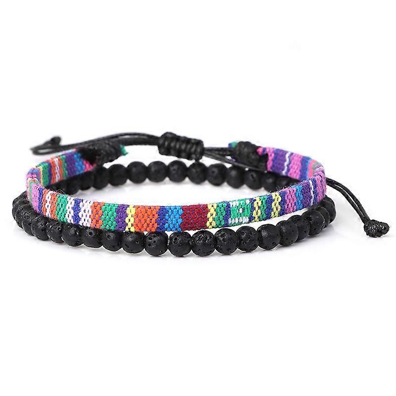 Bracelet - Handcrafted Lava Charm - Artisan, Unique Style