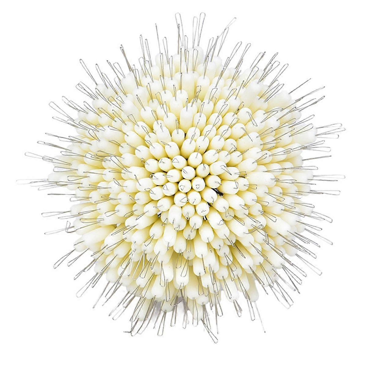 Medium Milky White Silicone Space Beans Olive-Shaped Space Beans