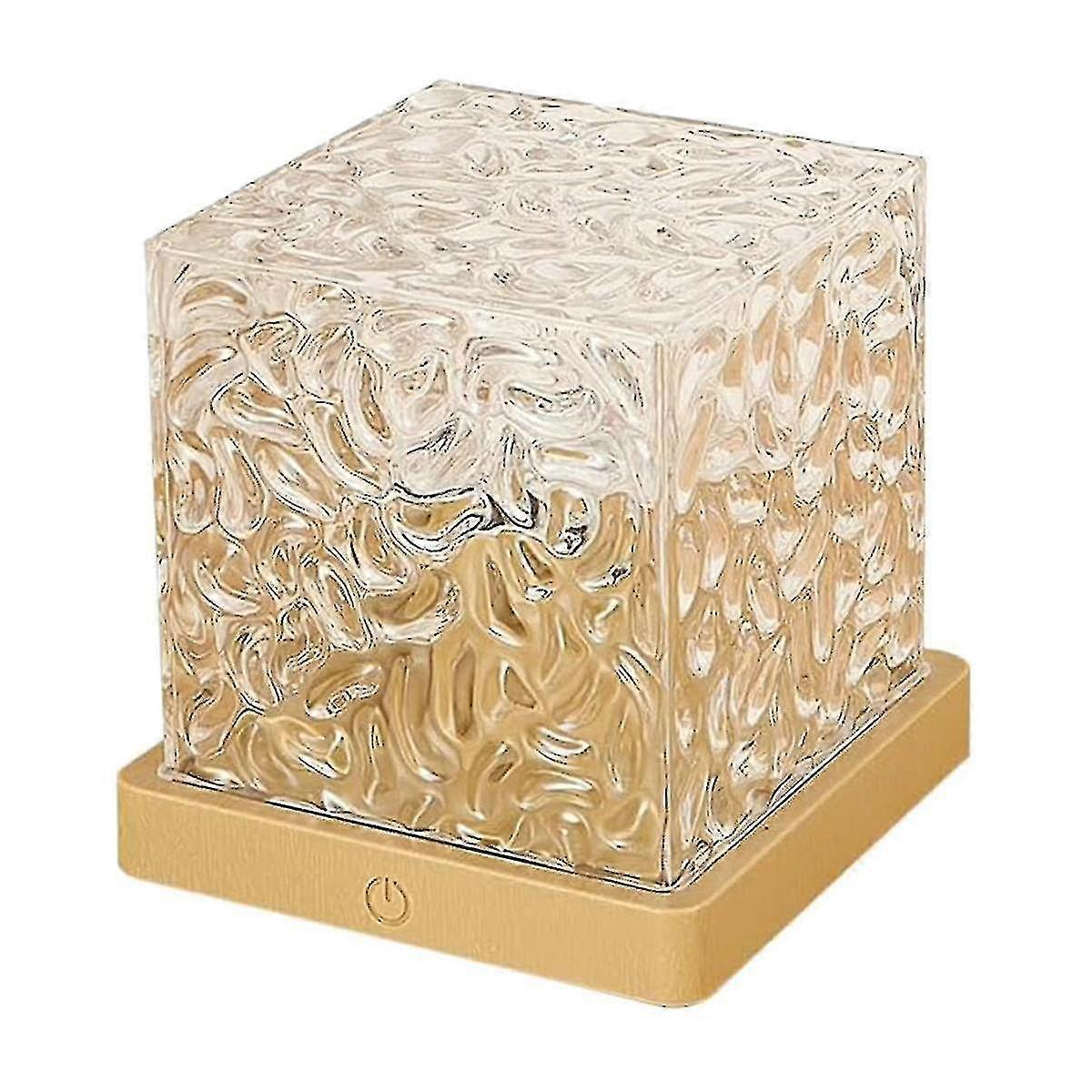 Aurora Northern Lights Lamp,Wave-Cube Lamp, Projector,16 Color Water Wave Effect Lights for Bedroom Tw