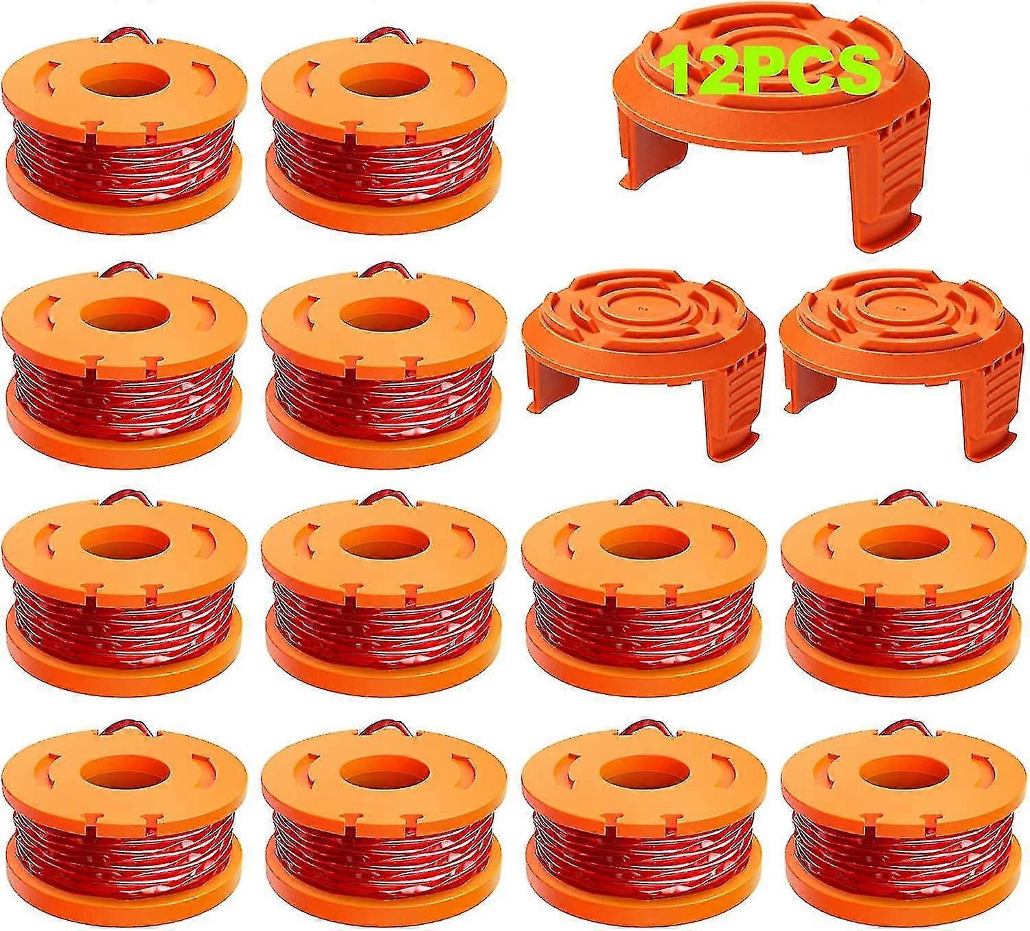 15 Pack Trimmer Spool Line til Worx, (wa0010) udskiftning Trimmer Spool Line Til Worx, trimmer Line Refills 0,065 tommer til Worx, egnet til Worx String