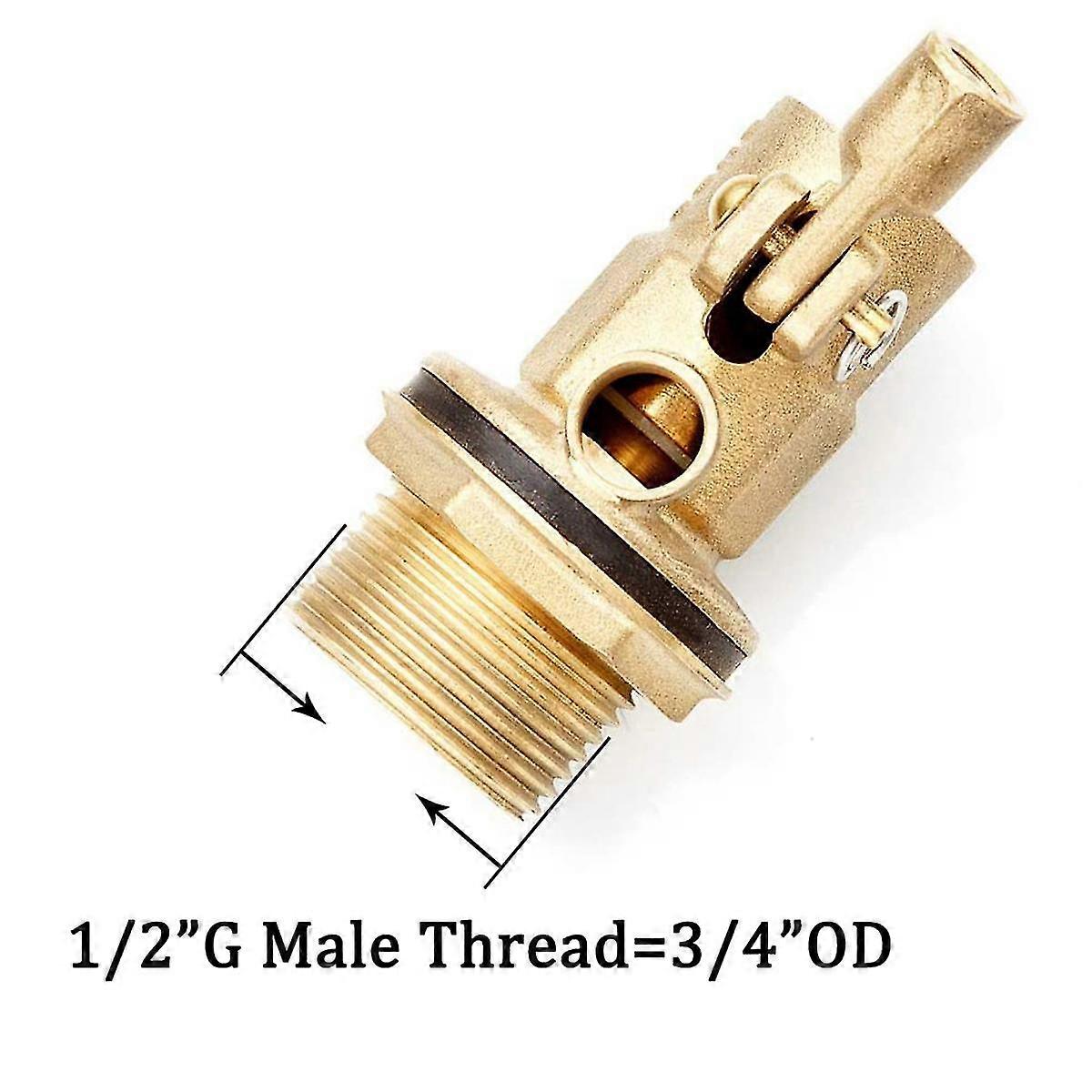 1/2 Inch Threaded Float Valve And Brass Pipe Connector Floating Float ...