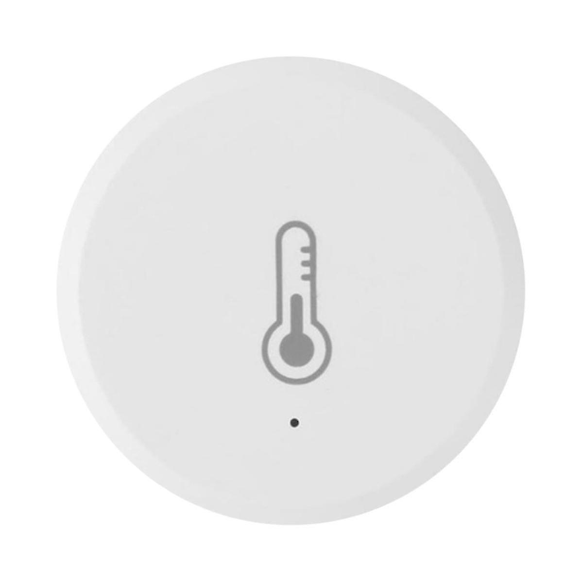 Zigbee Smart Temperature And Humidity Sensor Battery Powered Security Mini Hygrometer With Tuya Sma