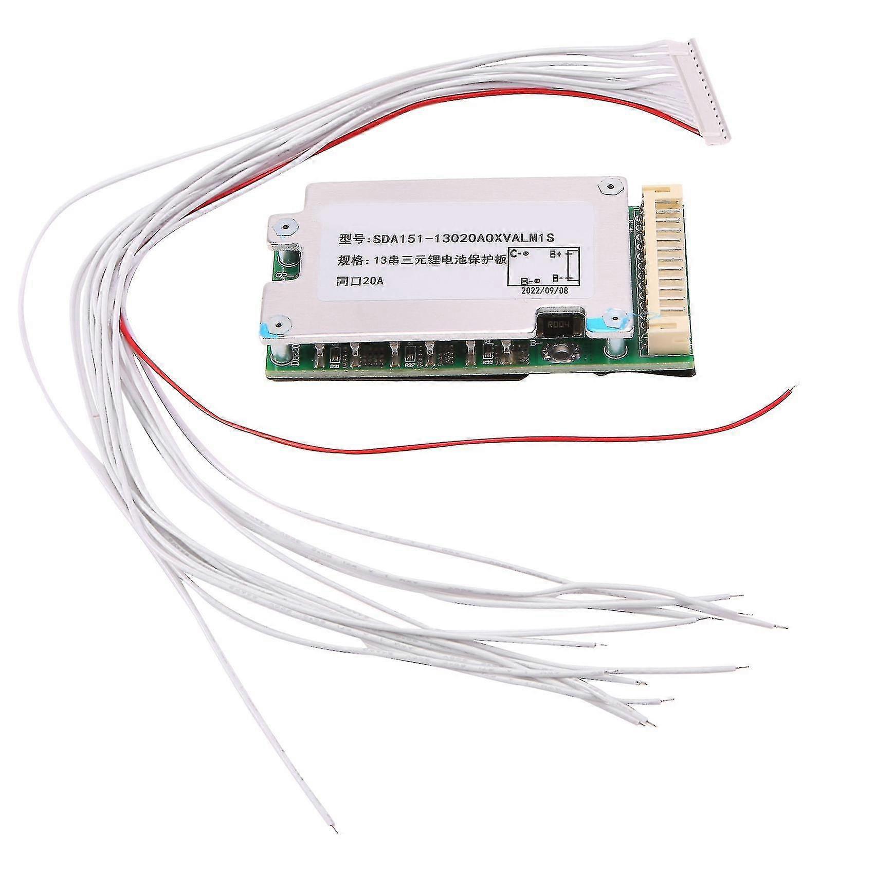 -ion Lithium Battery Protection Board Sda151 13s 48v 20a Electric Bicycle Battery Bms Board Ebike B