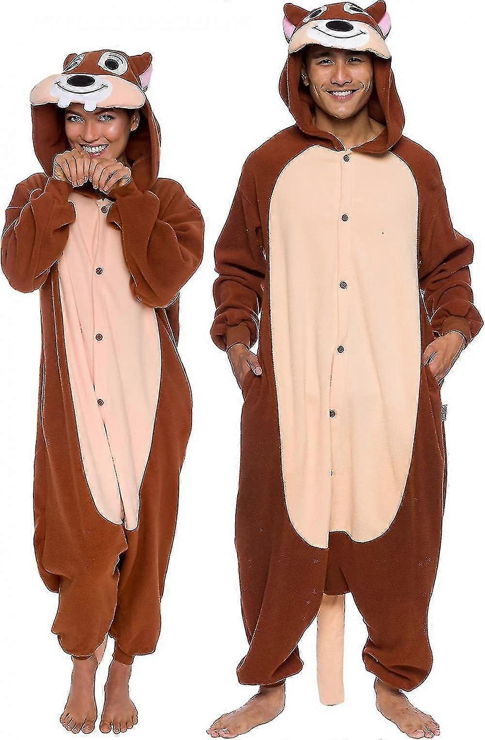 תחפושת ליל כל הקדושים למבוגרים - חיה ויצור ים - חליפת קוספליי קטיפה של חתיכה אחת למבוגרים, נשים וגברים פאנזיז!