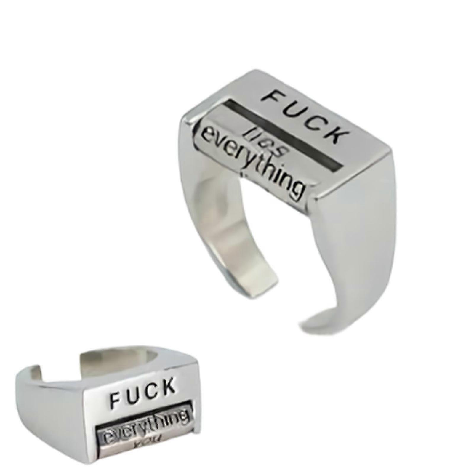 Creative Fu*K Rotating Mood Control Ring