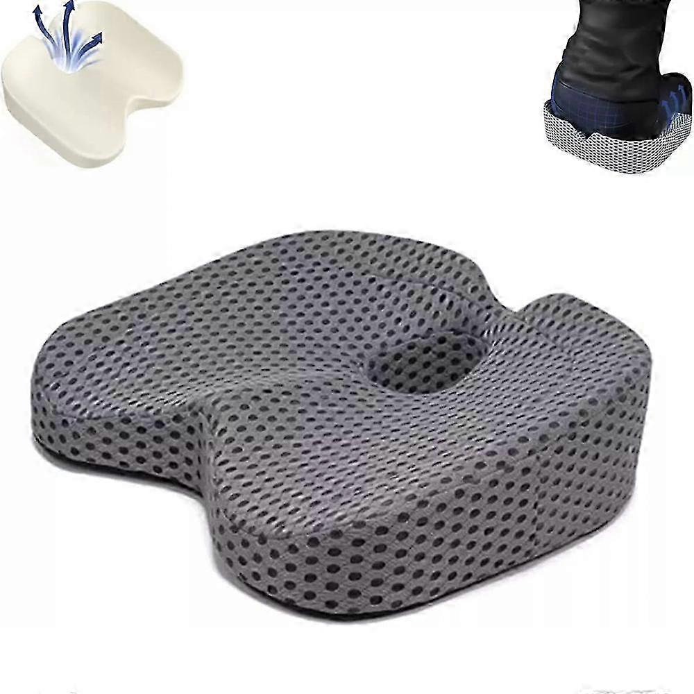 Memory Foam Setepute Haleben Støtter Ortopedisk Pute Kontor Hjemme Stolpute