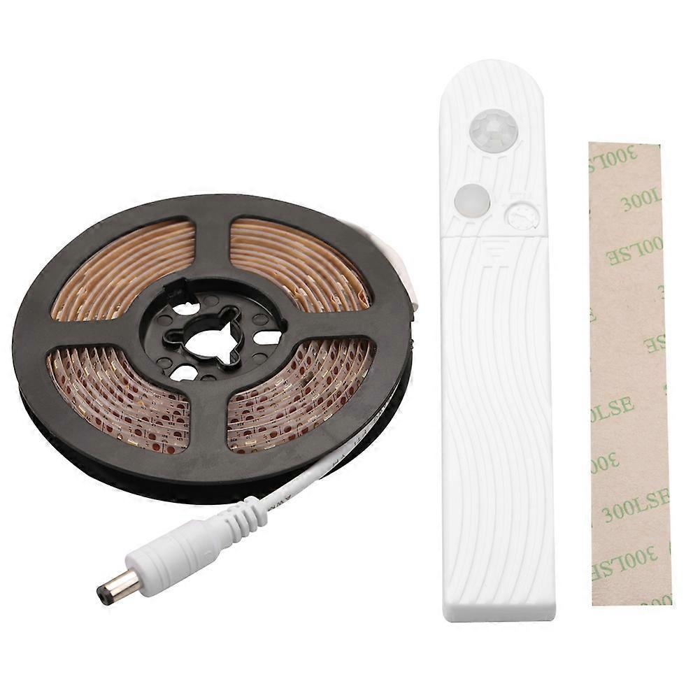 2m DC5V LED Light Strip PIR Motion Sensor Lamp String for Home Bedroom Kitchen Cold White