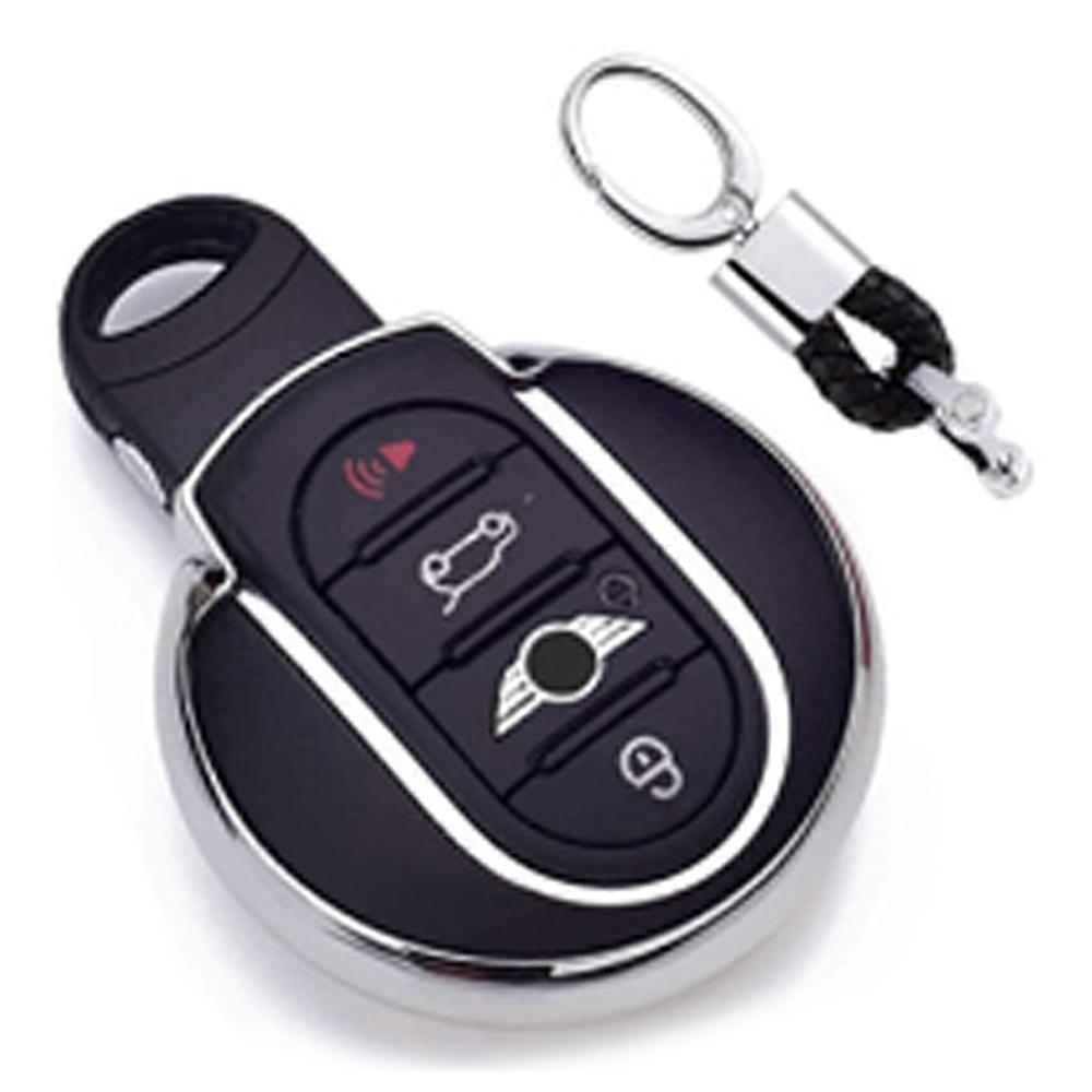 Luxury 4-Button Soft TPU Key Fob Case Cover for BMW - Premium Protection with Style