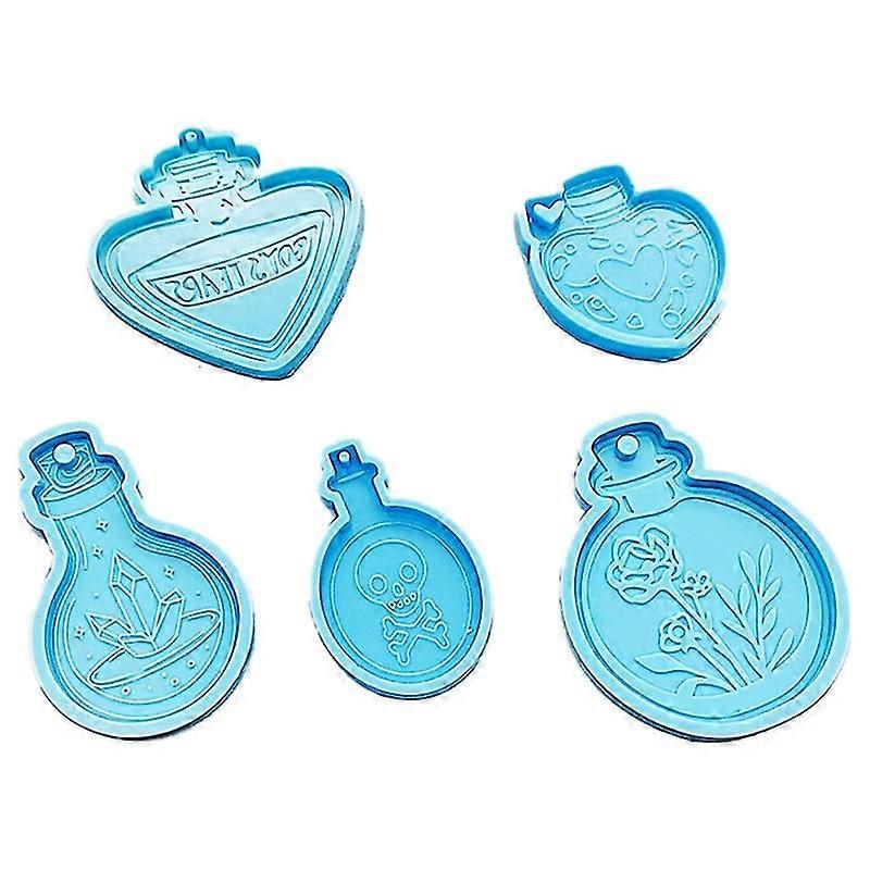 5x Epoxy Resin Molds Vase Bottle Shape Silicone Molds For Epoxy Casting Molds