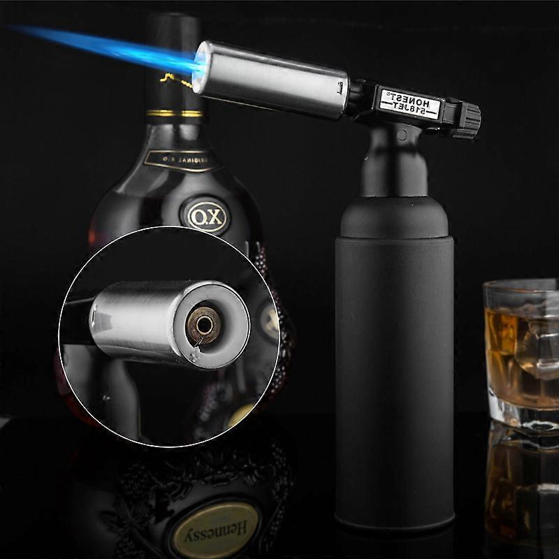 Baicheng 518 Super Large Direct Spray Gun Lighter Creative Outdoor Windproof Personality Metal Large Welding Gun Camping Tools