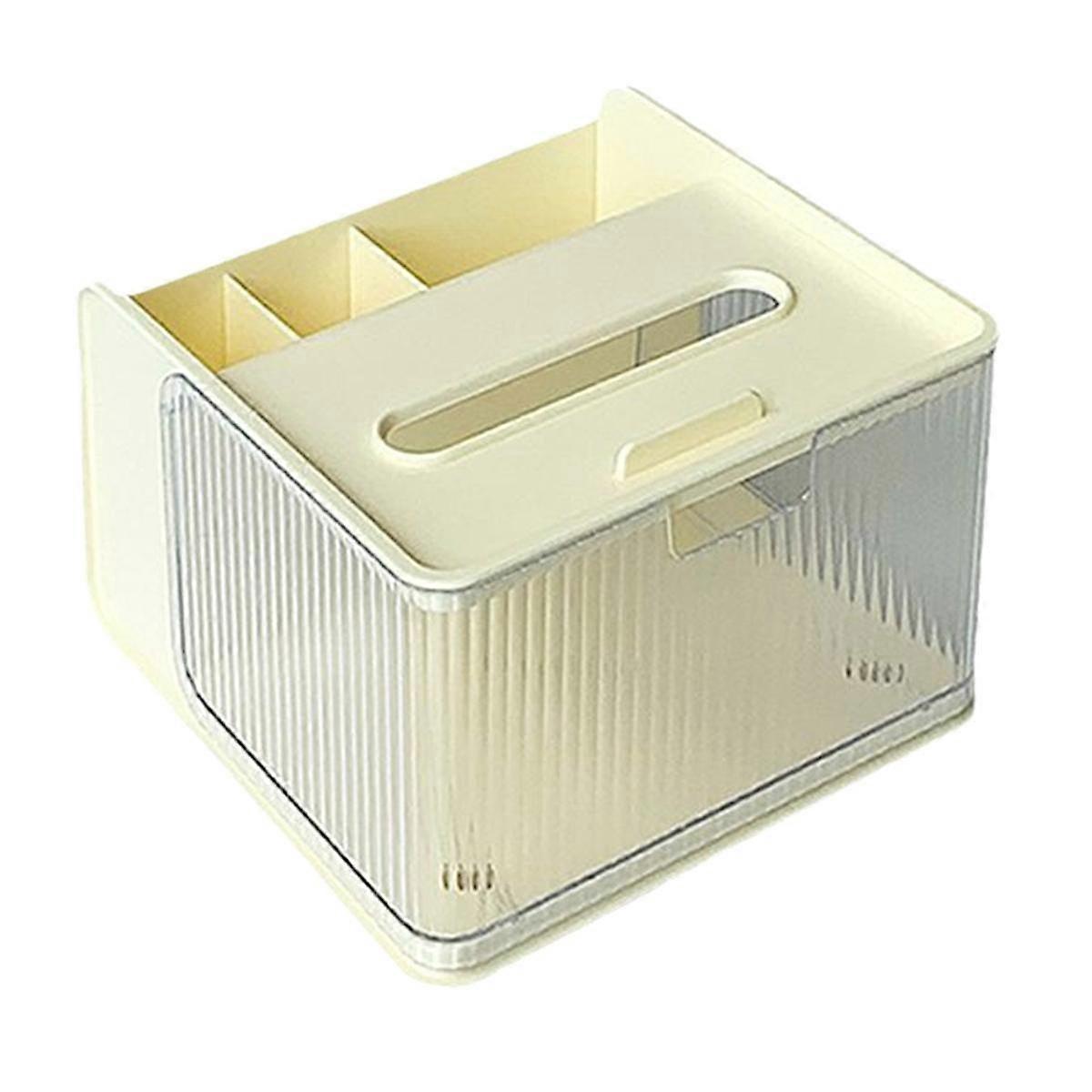 Desktop-Wohnzimmer multifunktionale Taschentuchbox Desktop-Papierbox Aufbewahrungsbox Handy-Rack-Badewanne