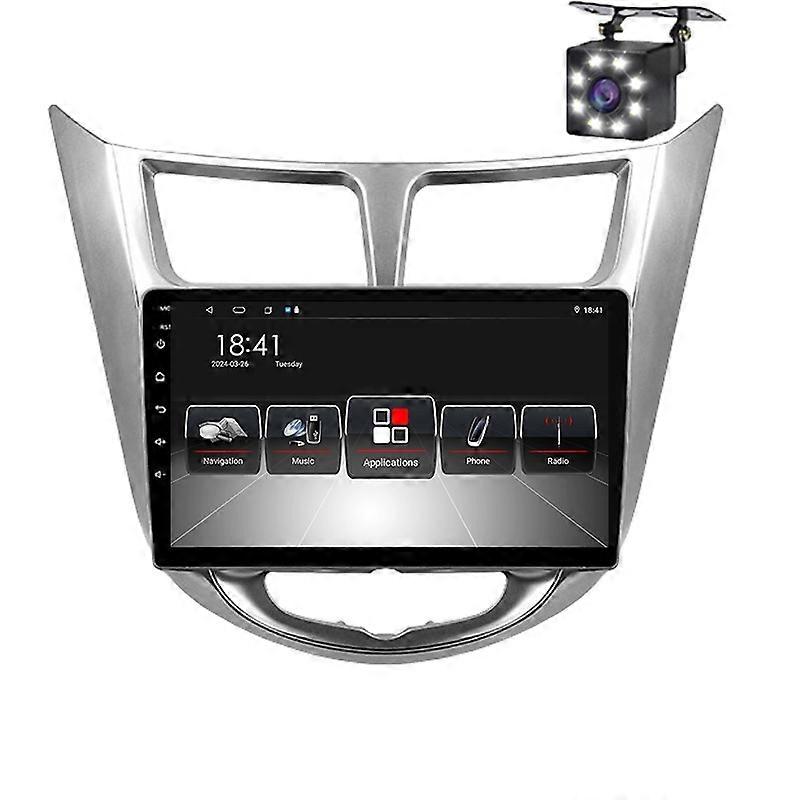 Car Radio Multimedia For Hyundai Solaris Verna Accent 1 2010-2016 Video Player Carplay Navigation