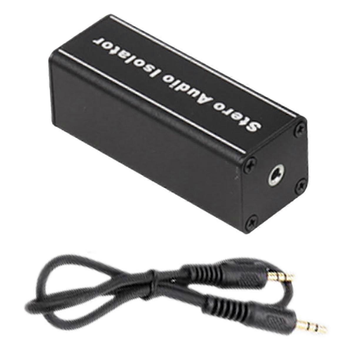 3.5 Aux Audio Isolator Audio Noise Reducer Current Ground Loop Audio Isolator for Car Audio Modification