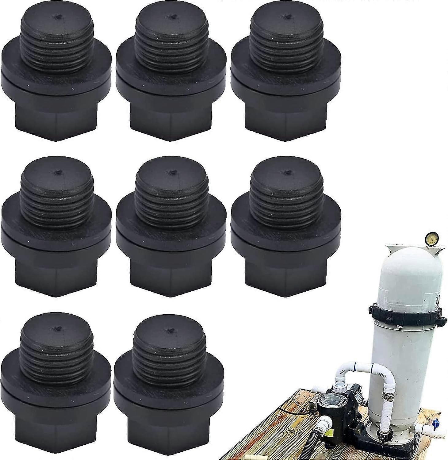 8 st. poolavloppspumpsplugg, poolavloppspluggar, poolpumpfilterplugg, ersättning för poolavloppsplugg, marksimning