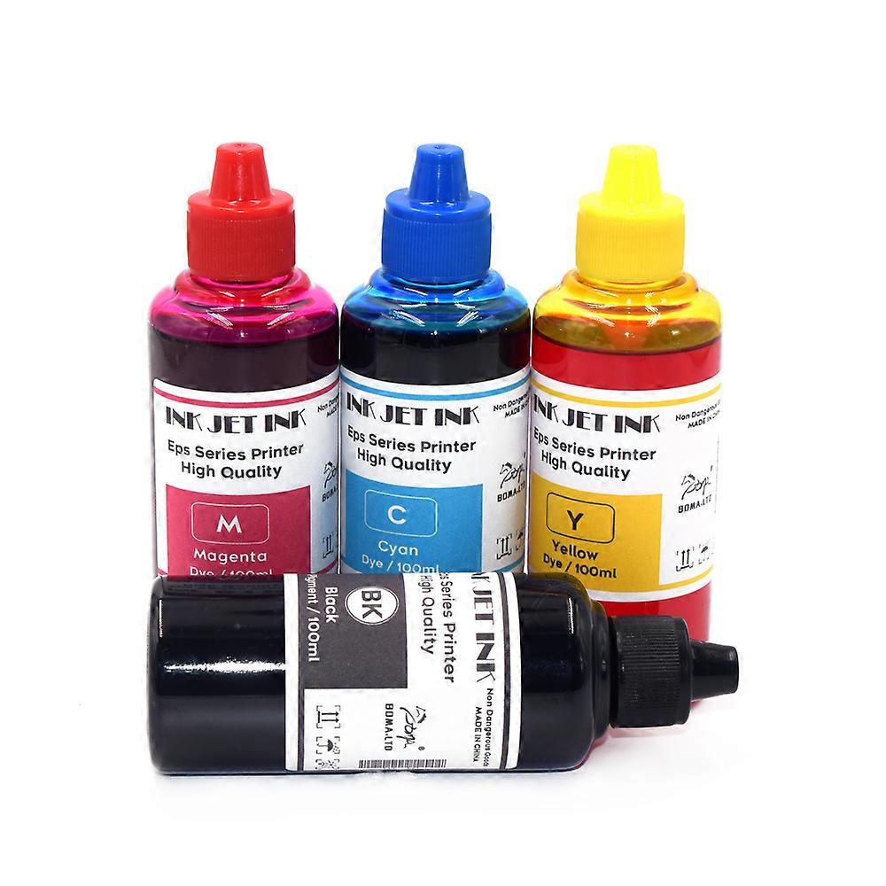 4Color Refill Dye Ink for Epson T0731-T0731 For Epson Stylus TX400 TX409 TX550W TX610 TX600FW TX410 C79 CX8300 CX5500 Printer