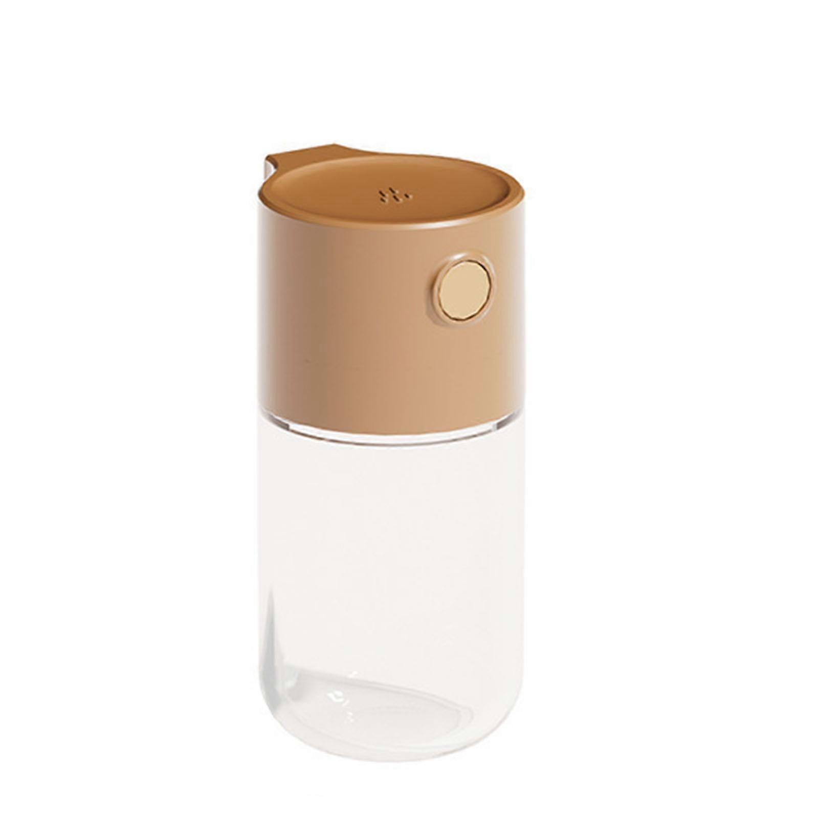 Glass Seasoning Storage Bottle Press Design Transparent Sturdy Salt Jar for Kitchen