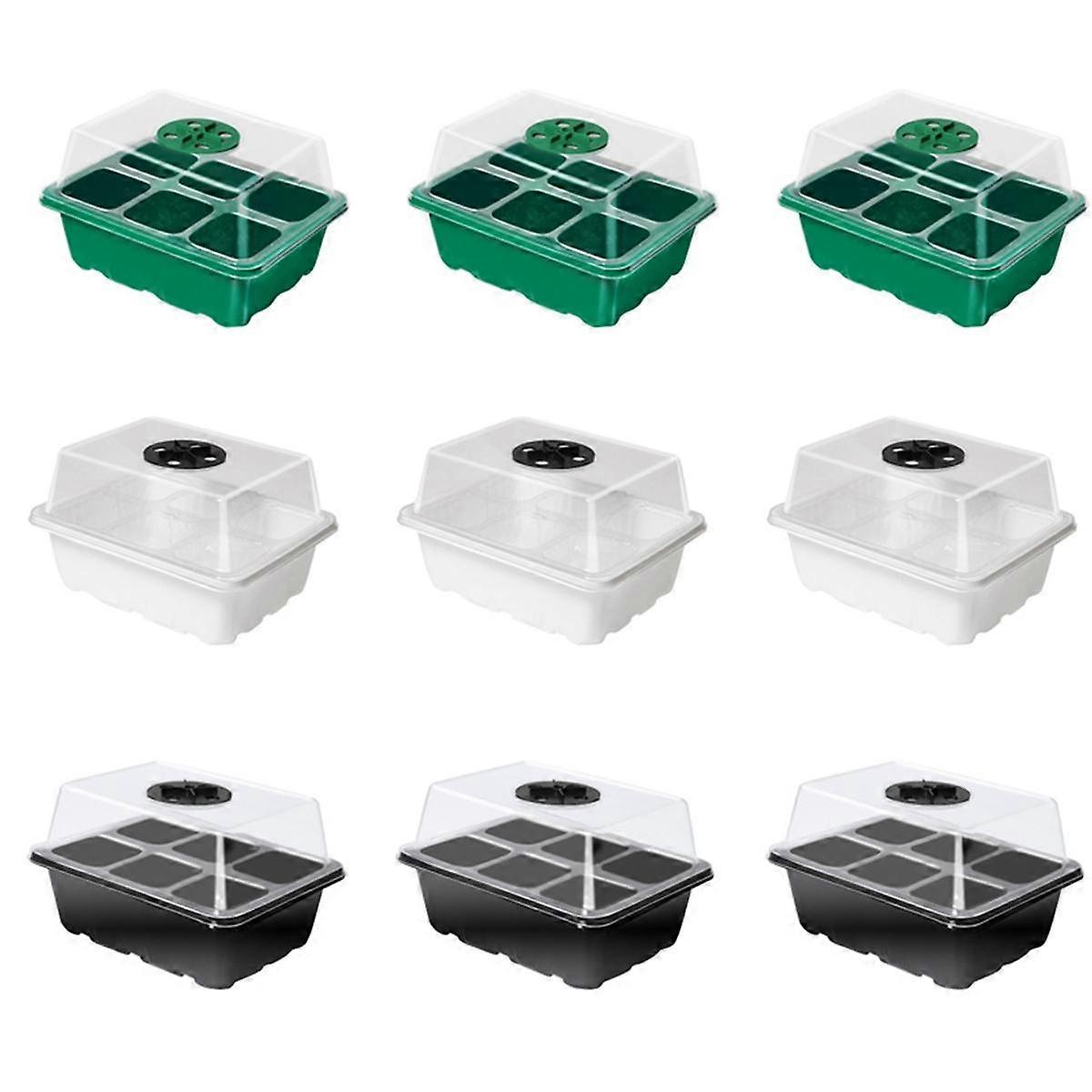Seed Starting Kit with Adjustable Humidity Dome and Basic Plant Starting Kit Mini Greenhouse Germin