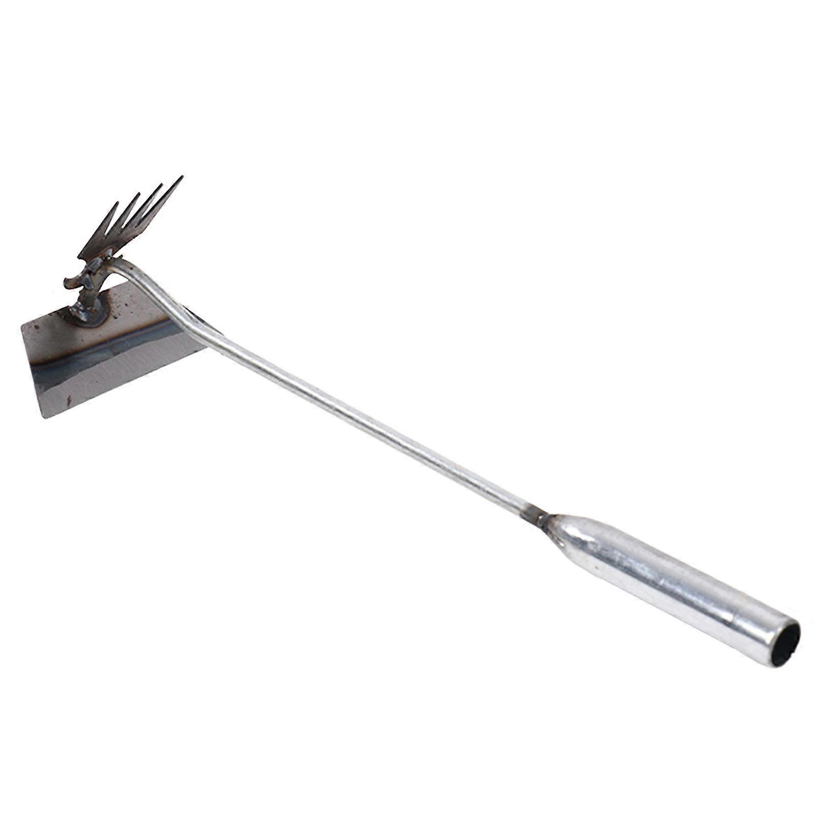 Dual Purpose Weeding Tool Ergonomic Handle Sharp Teeth Weed Puller for Garden Tasks Weeding Ditching