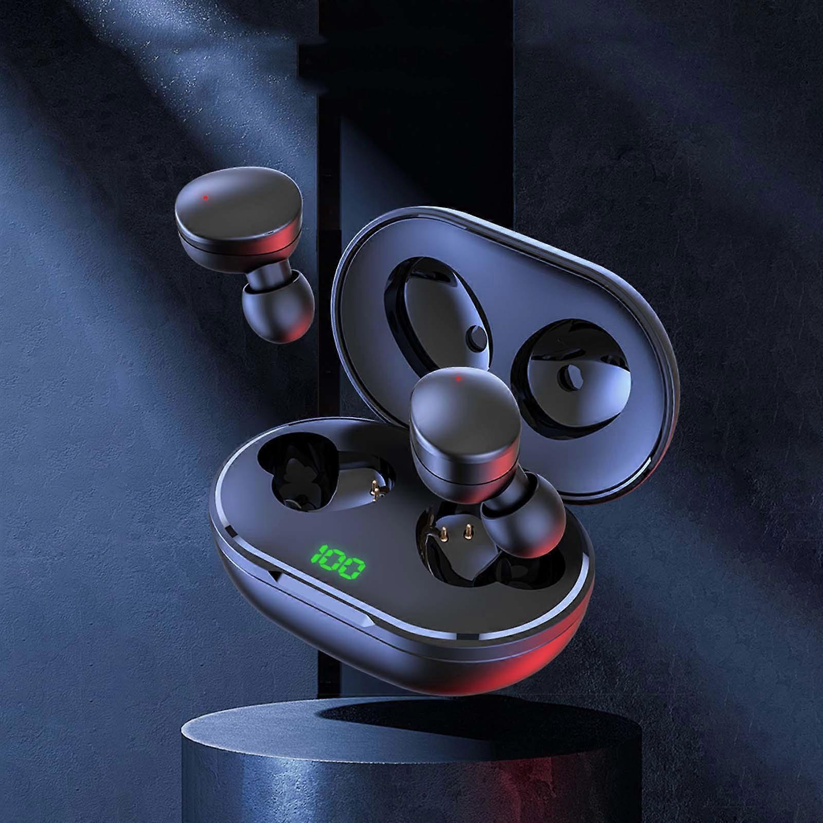 Conduction Bluetooth Headset Not In The Ear Ows Sports Bluetooth Headset Hanging Ear Type Super Long Battery Life With Digital Display Flye242678