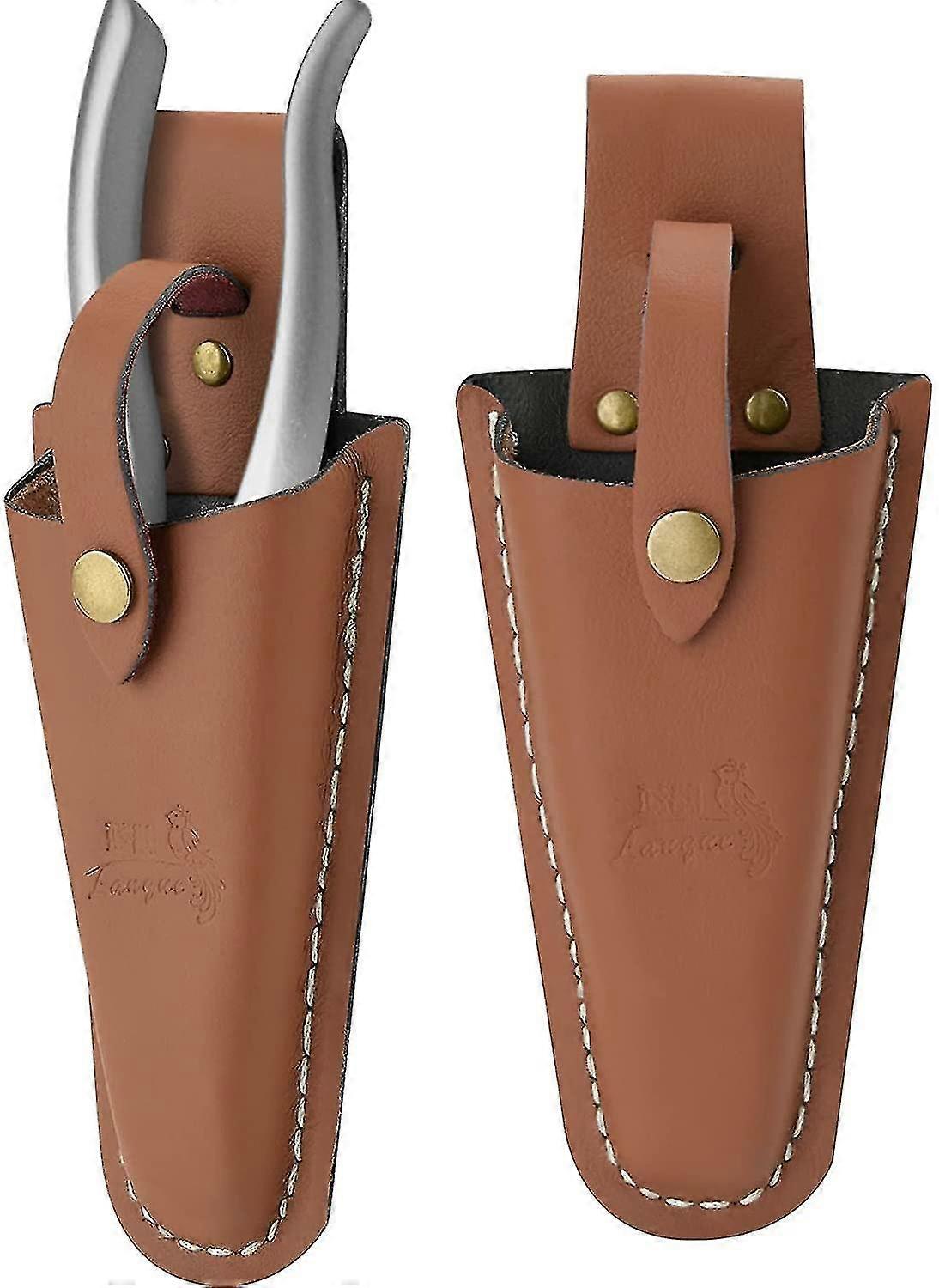2 Pack Leather Sheath Pouch, Holder Tool Pouch With High Quality Pu Leather, Strong & Durable