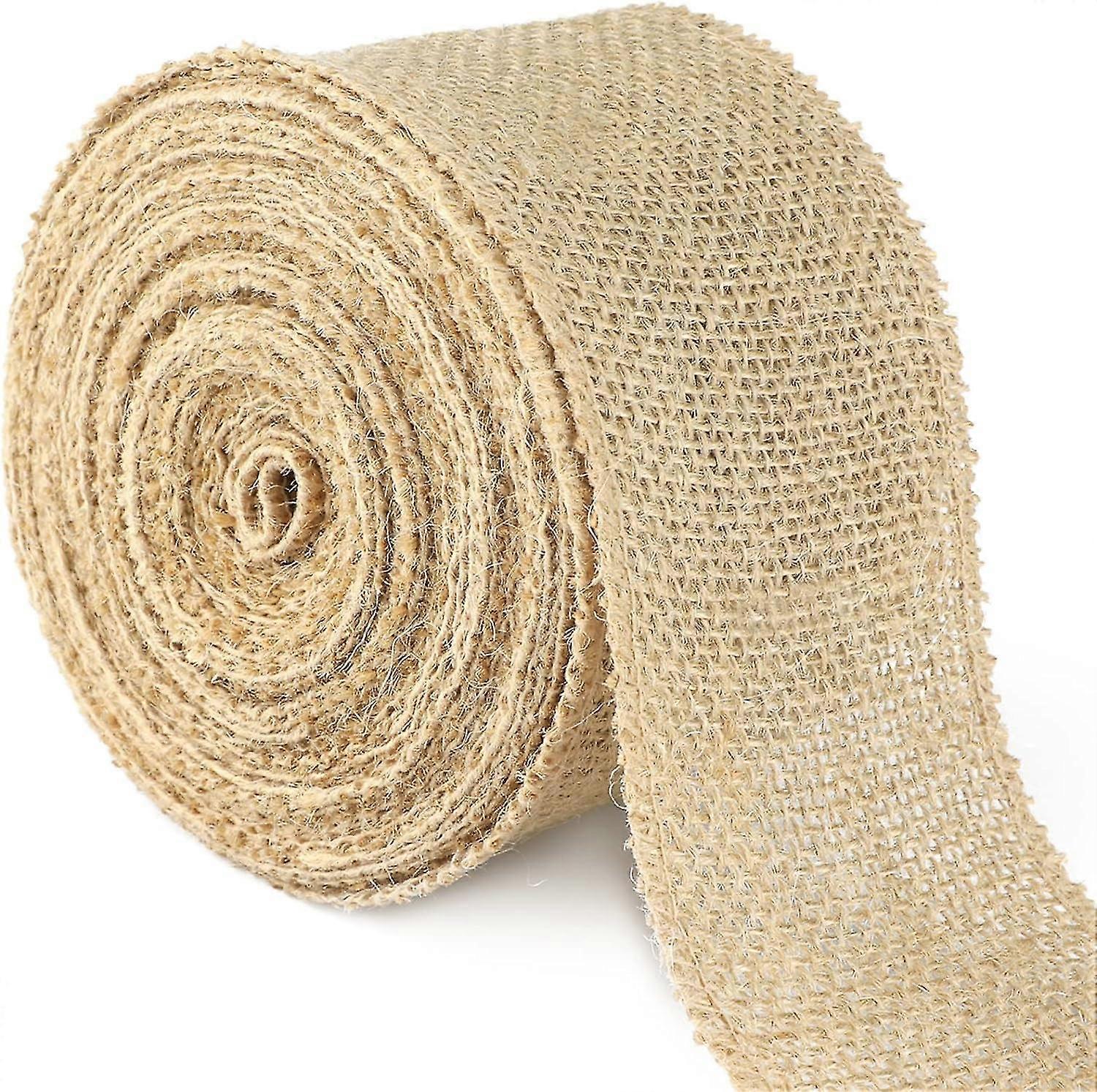 8cm Jute Burlap Ribbon For Diy Projects
