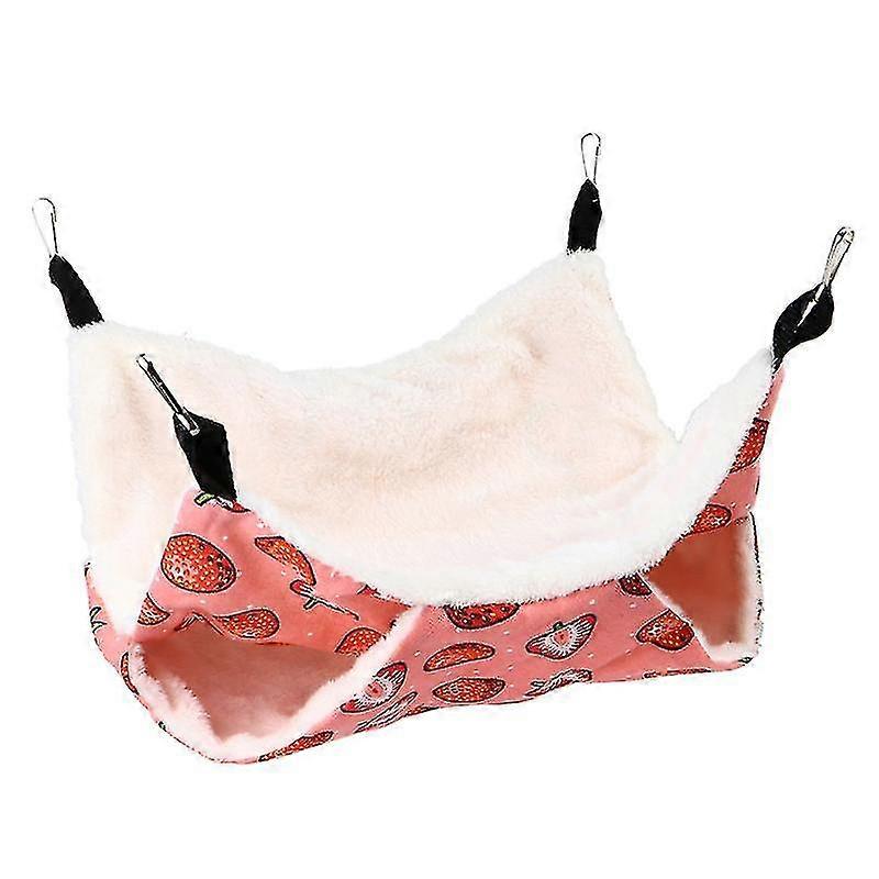 Hamster Hammock Winter Warm Plush Hanging Bed Sleeping House Nest For Small Pet