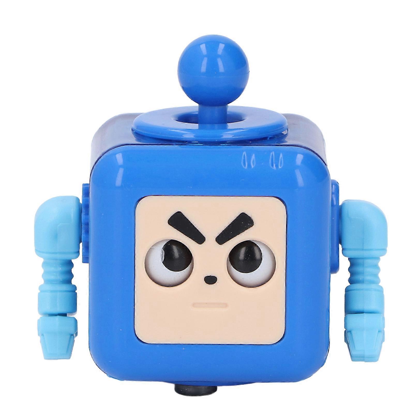 Relaxing Robot Block Killing Time Decompression Developing Logical Thinking Stress Relief Robot Block for Children Blue