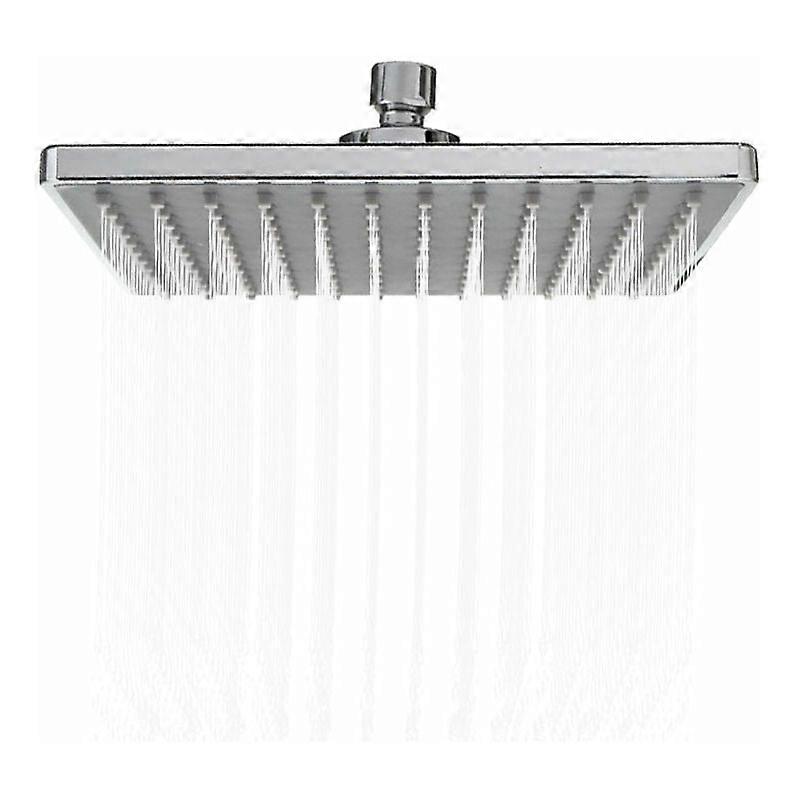 8" Square Rain Shower Head, Adjustable G1/2, Polished Chrome
