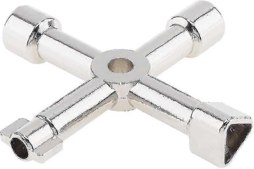 Cross Key Control Cabinet Key, Multi-function Utility Plumbers Key, Cross Switch Key Wrench, Universal Cross Switch Key Control For Train Electrical E