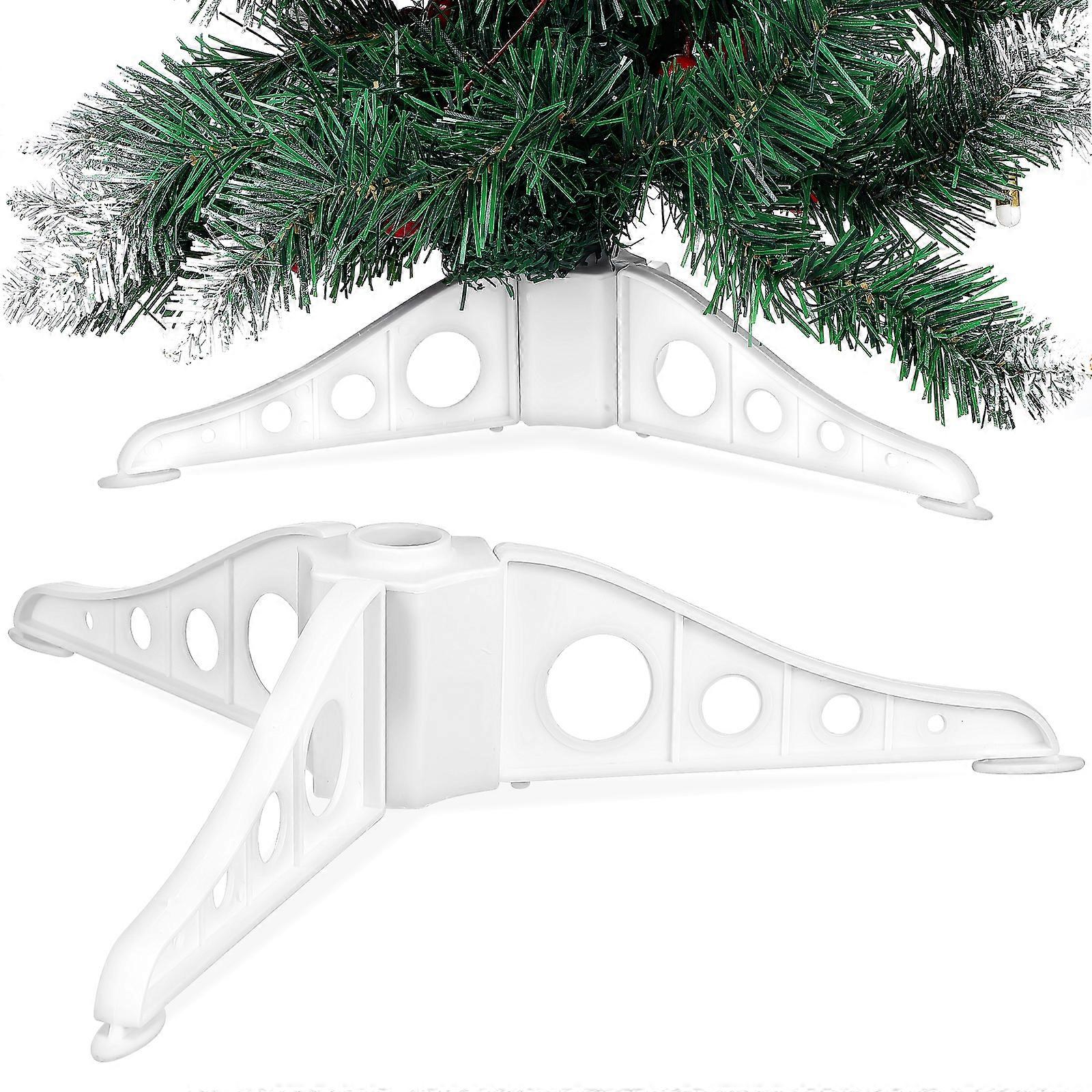 Christmas Tree Stand White Artificial Christmas Tree Base DIY Craft Supply