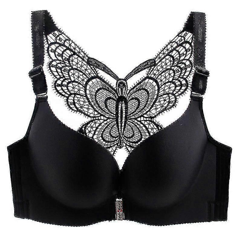 Reggiseno con chiusura frontale senza cuciture Reggiseno a farfalla reggiseno push up regolabile reggiseni plus size per le donne Bralette senza fili