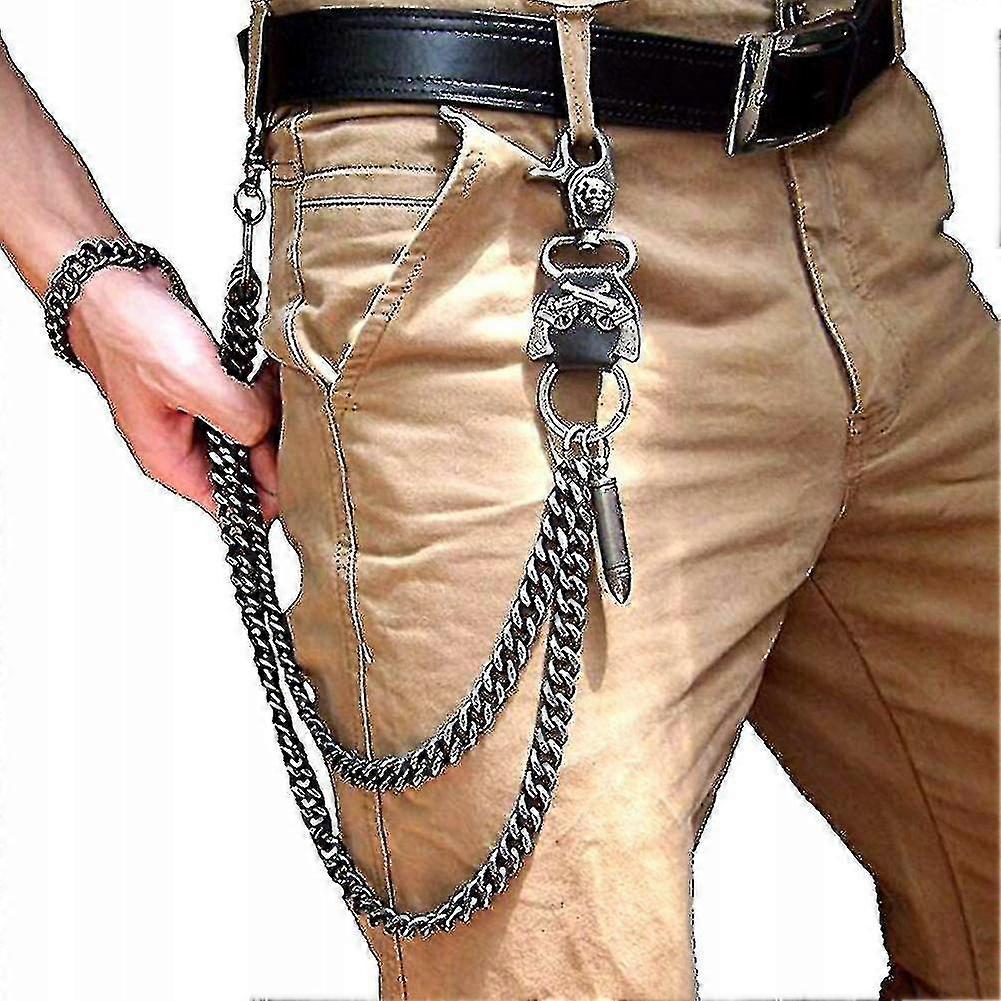Men's Skull Pants Keychain