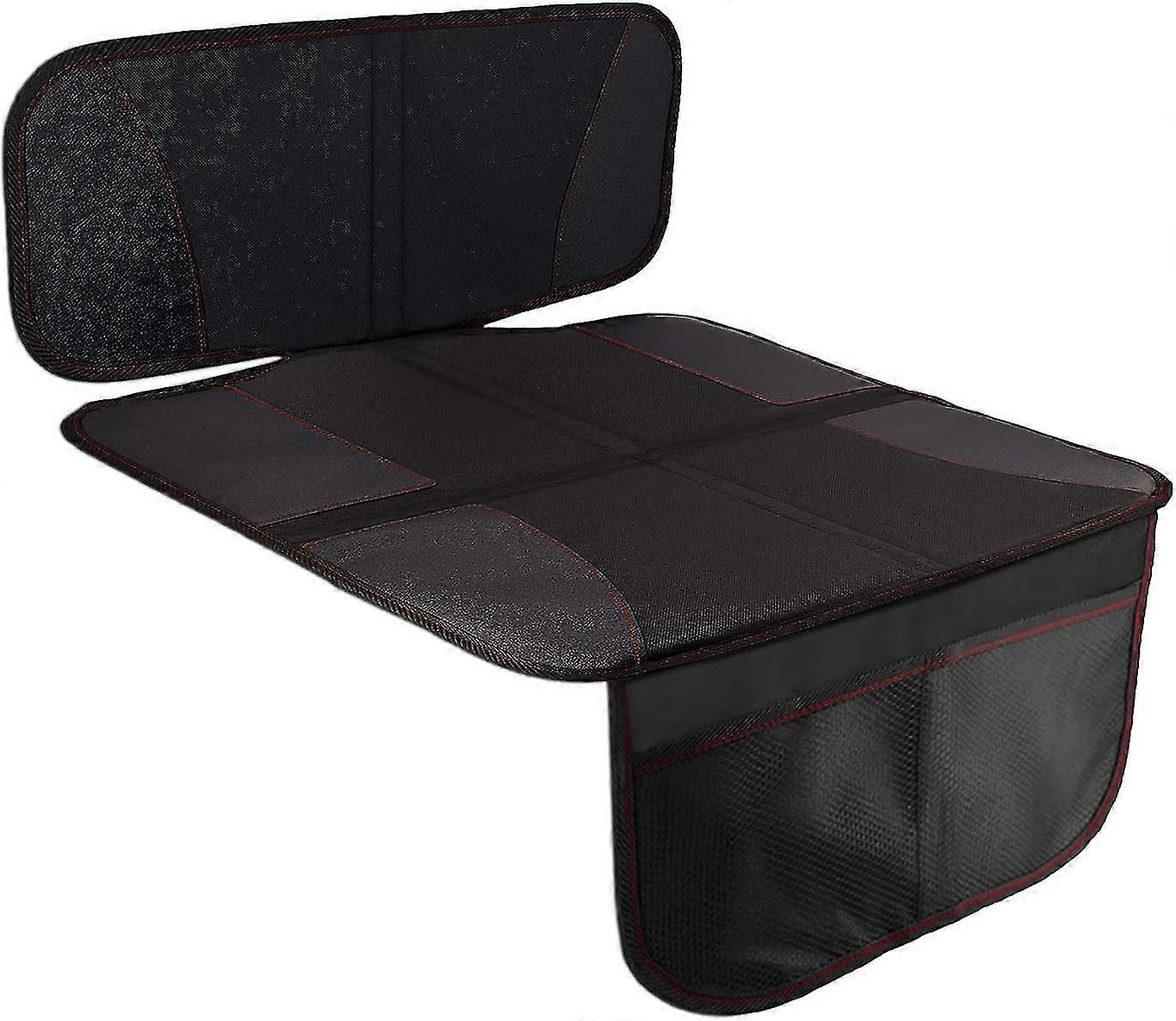 car seat protector with storage bag, universal car seat protector, non-slip and easy to clean