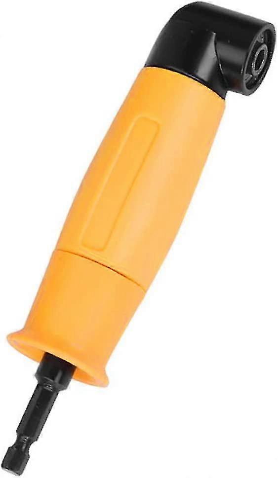 90 degree right angle drills adapter yellow angle head screwdriver 6.35mm hex shank driver