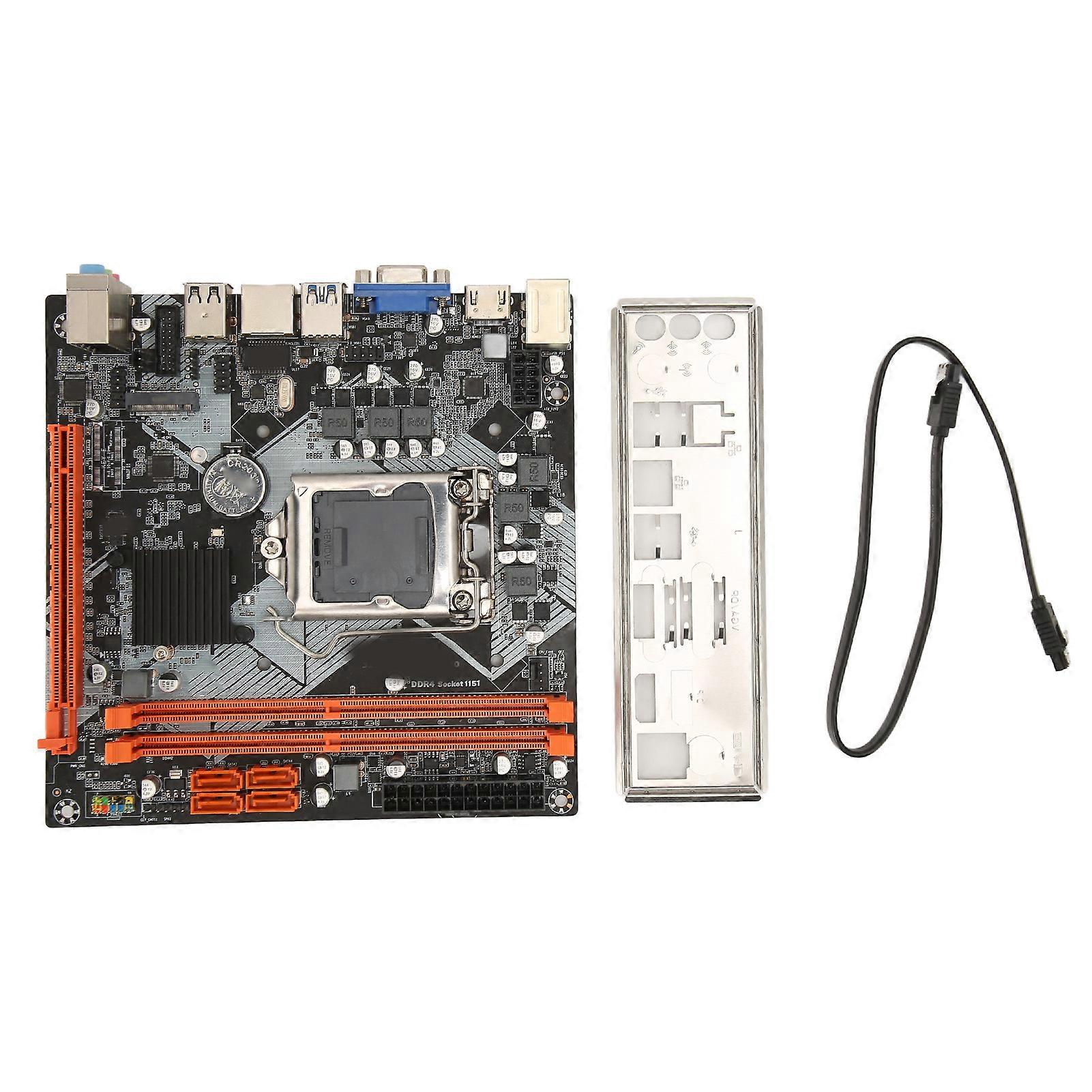 ITX H110 bundkort Dual Channel DDR4 LGA1151 SATA3.0 M.2 Nvme Understøttelse VGA HD Multimedia Interface Gaming bundkort