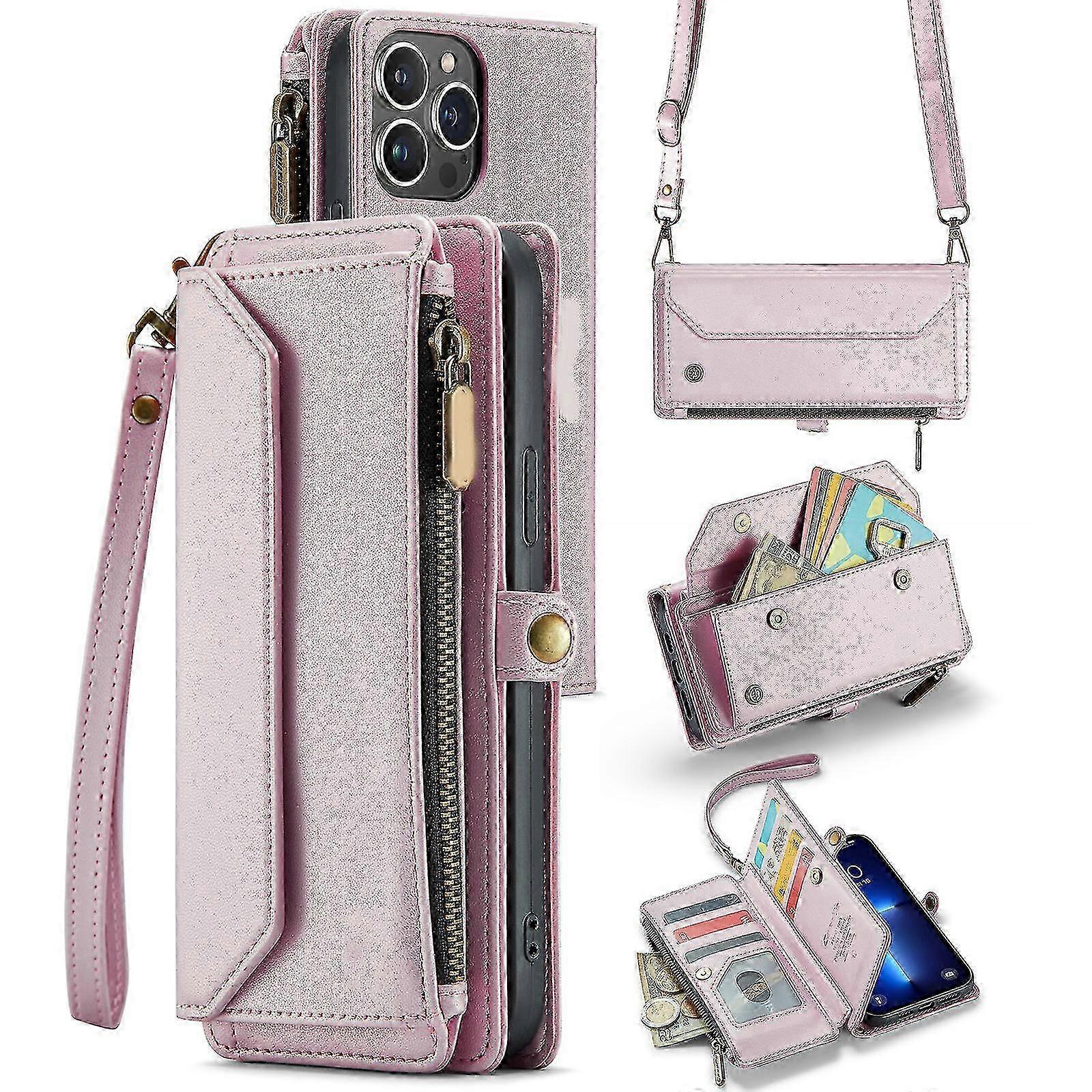 For Samsung Galaxy S24 Ultra Case Wallet, Magnetic Closure 360 Full Shockproof Protection Drop Absorption Heavy Duty Leather Case