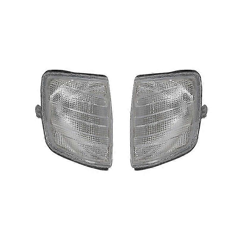 메르세데스 벤츠 W124 W202 1986-1995 E180 E200 E300 방향 지시등 표시기 와이드 라이트 램프 옐로우 화이트