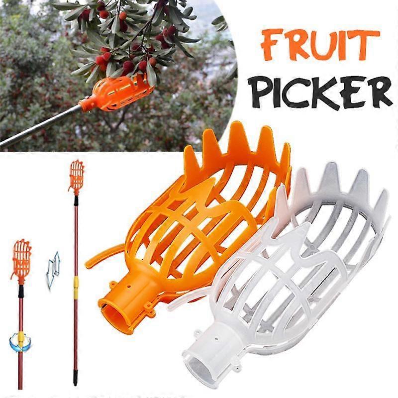 1PC Plastic Fruit Picker Without Pole Fruit Catcher Collector For Gardening Picking Tool Easy Tools