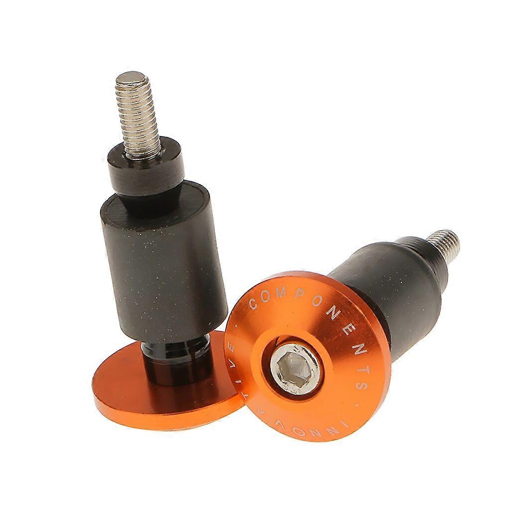 7/8" 22mm CNC Motorcycle Handlebar Cap Hand Grips Bar End Plugs