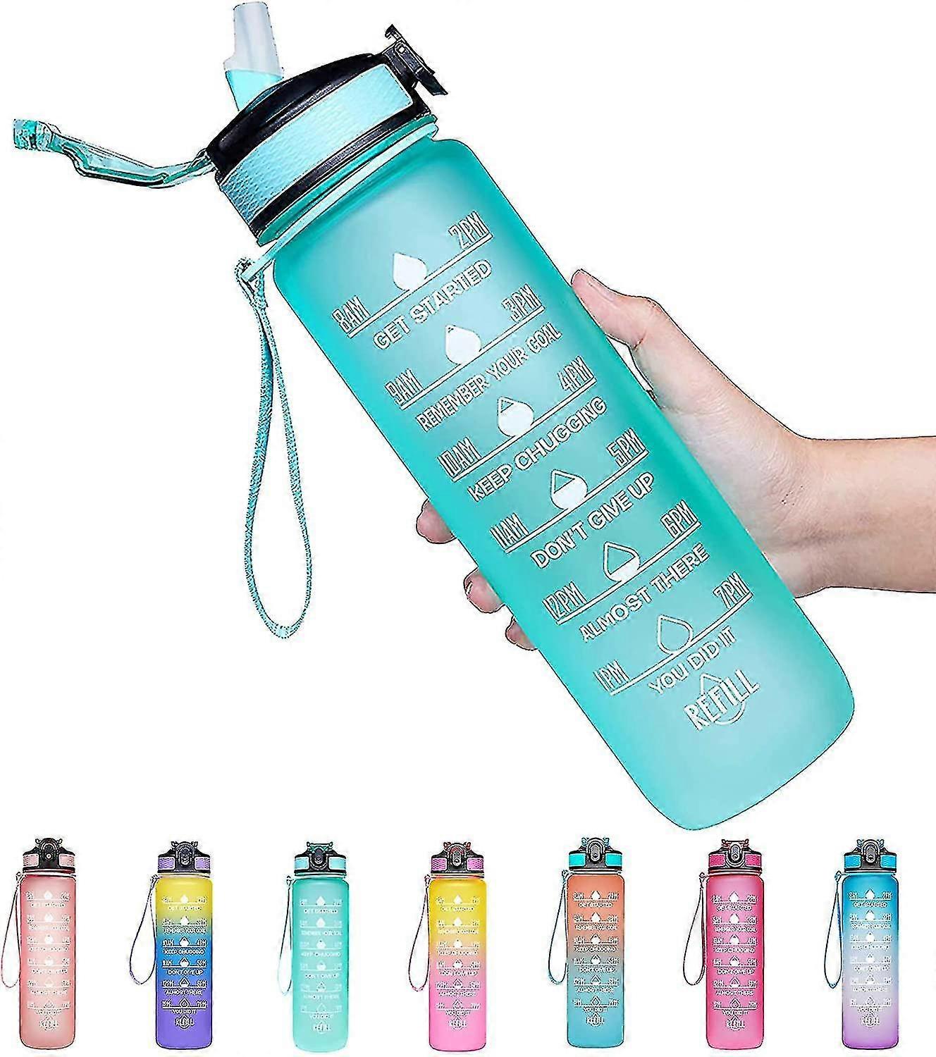 32oz تسرب BPA زجاجة مياه شرب مجانية لعشاق الهواء الطلق