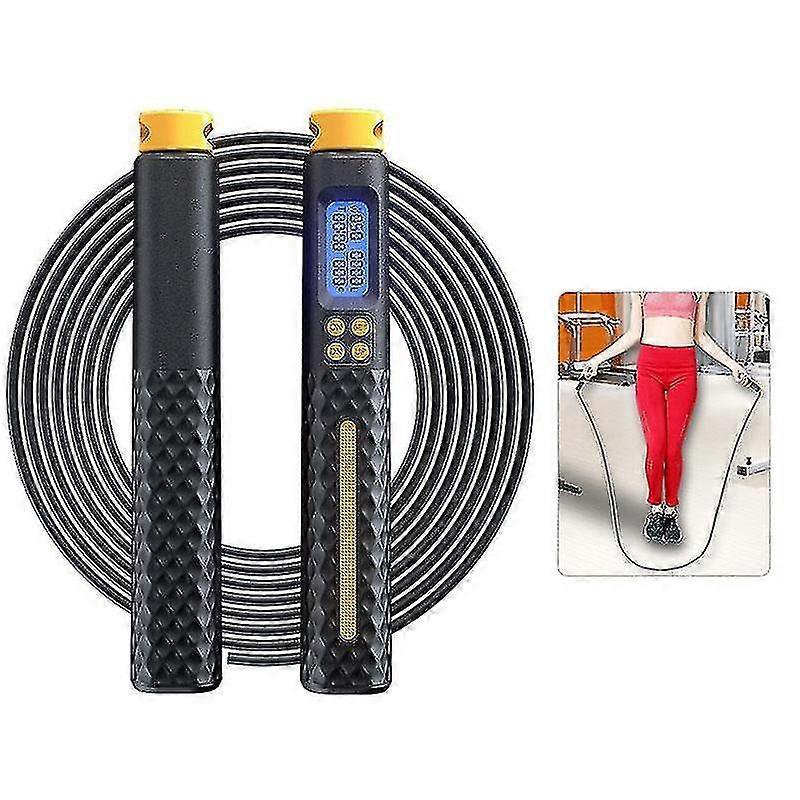 Jump Rope Electronic Counting Skipping Rope Count Function Cordless Lo